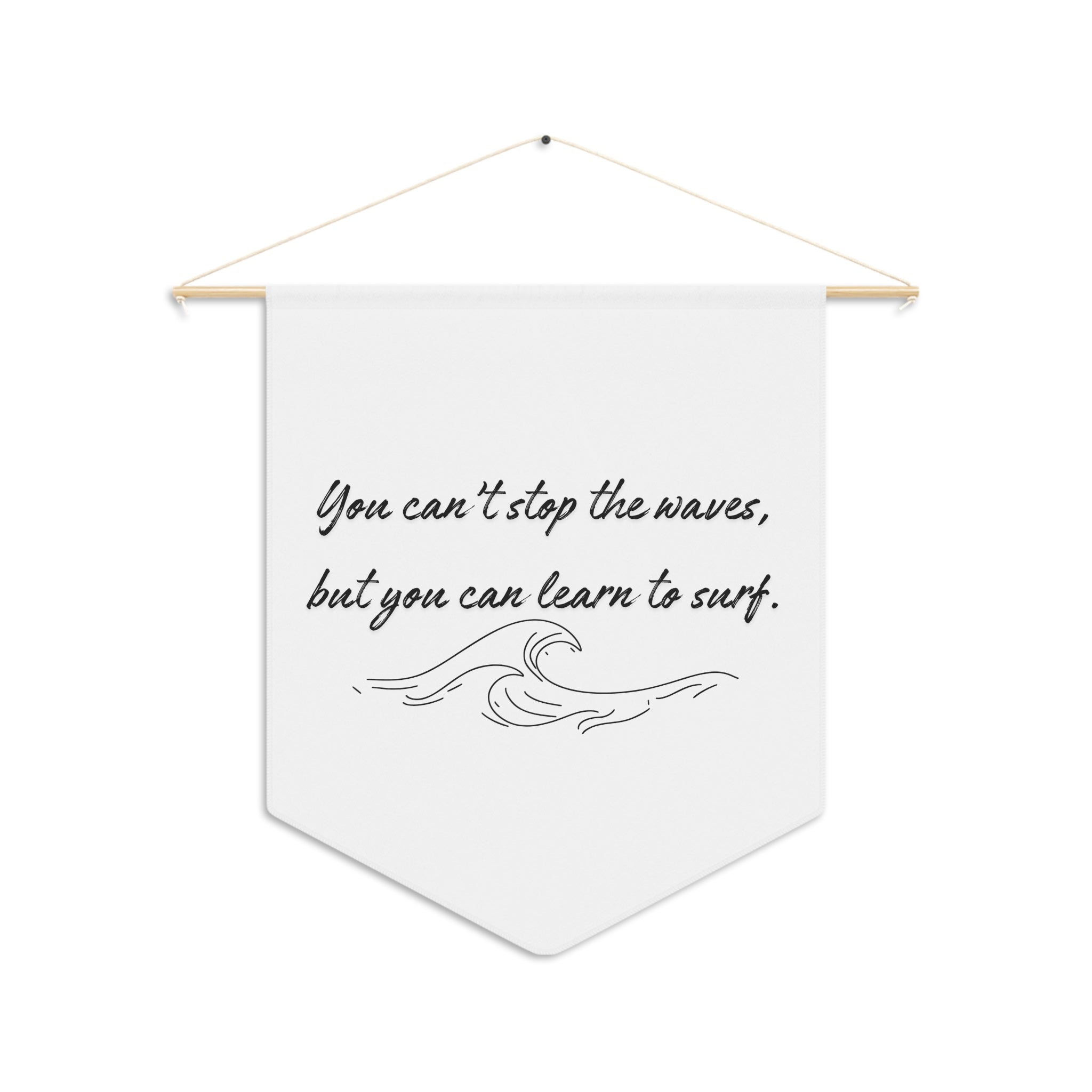 Learn to Surf Inspirational Pennant