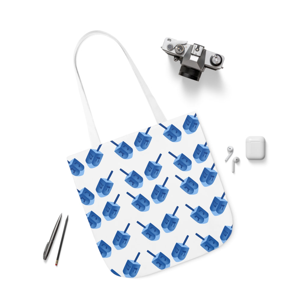 Hanukkah Canvas Tote Bag Dreidel Canvas Tote Bag Hanukkah Gift Bag