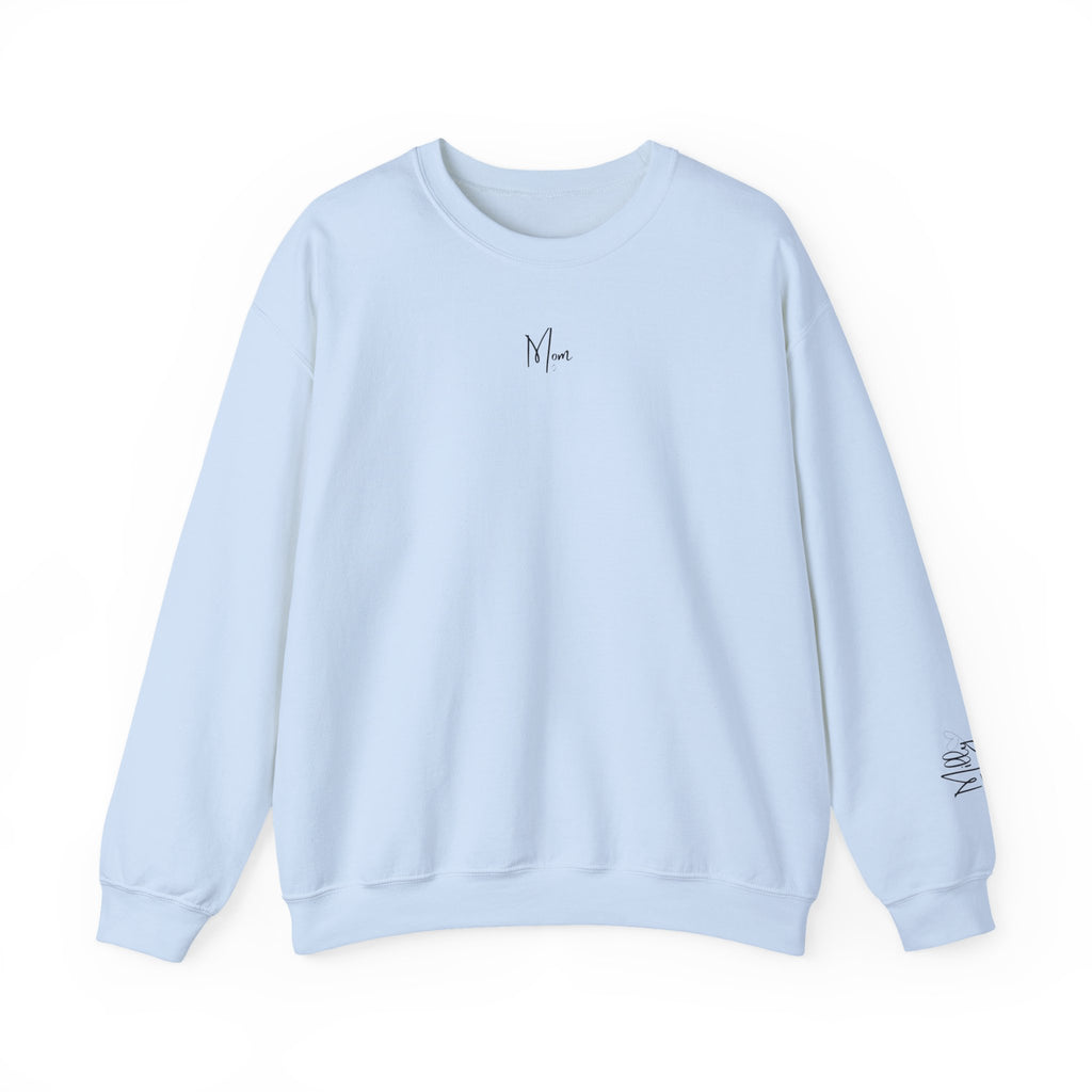 Jewish Mom Crewneck Sweatshirt with Custom Kids Names