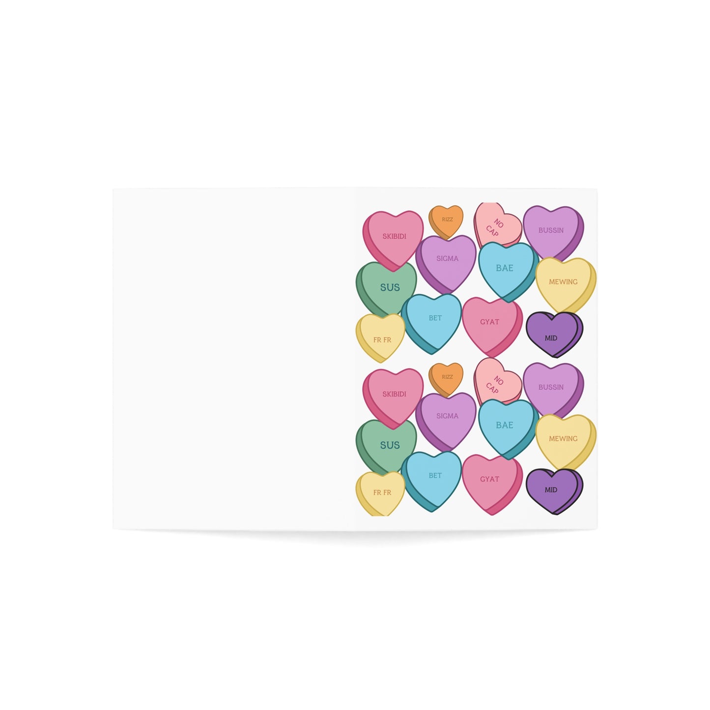 Kids Valentine's Cards with Envelopes (1, 10, 30, and 50pcs)