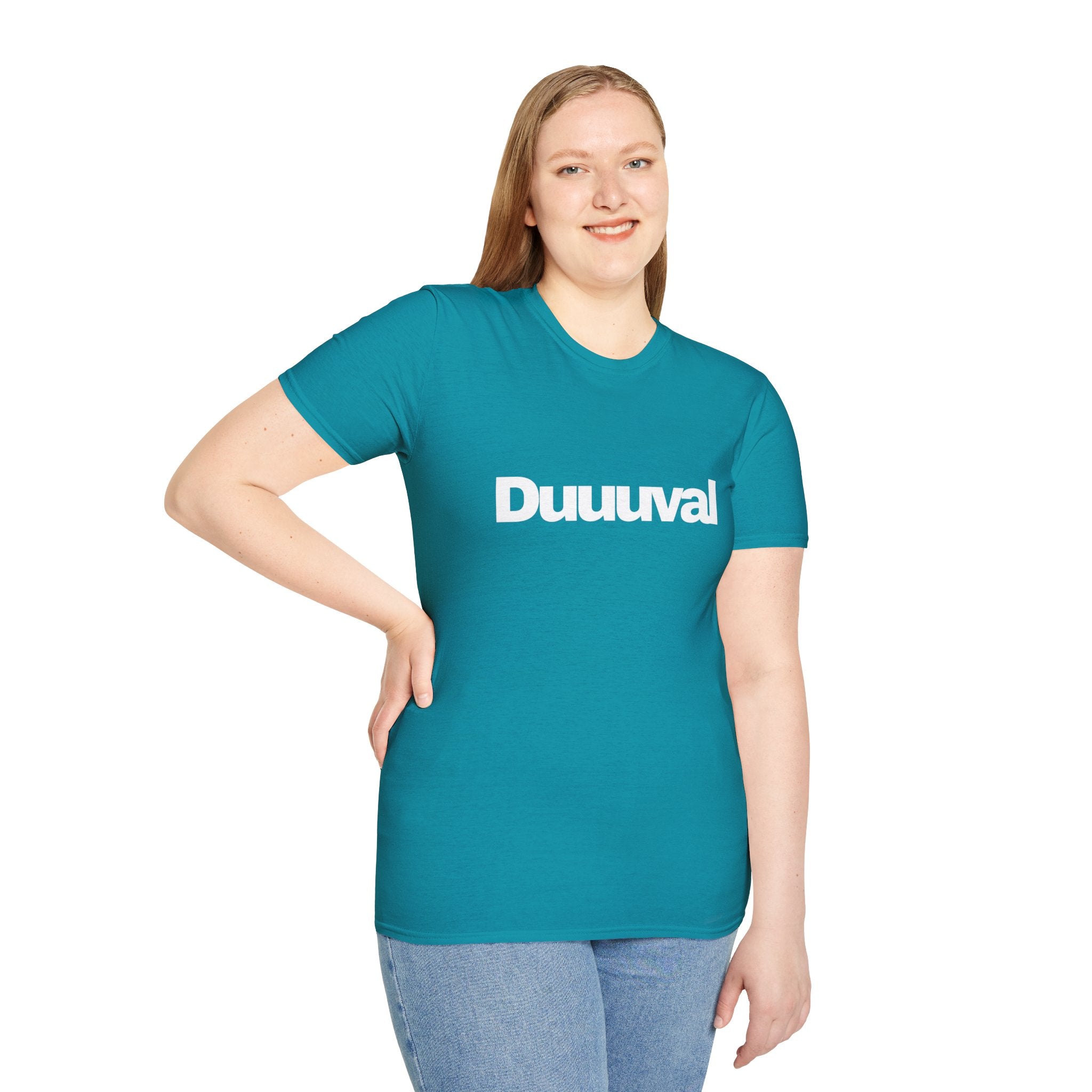 Duuuval Soft Tee with White Lettering Duval Show Your Love of the 904 in the Duuuval T-Shirt