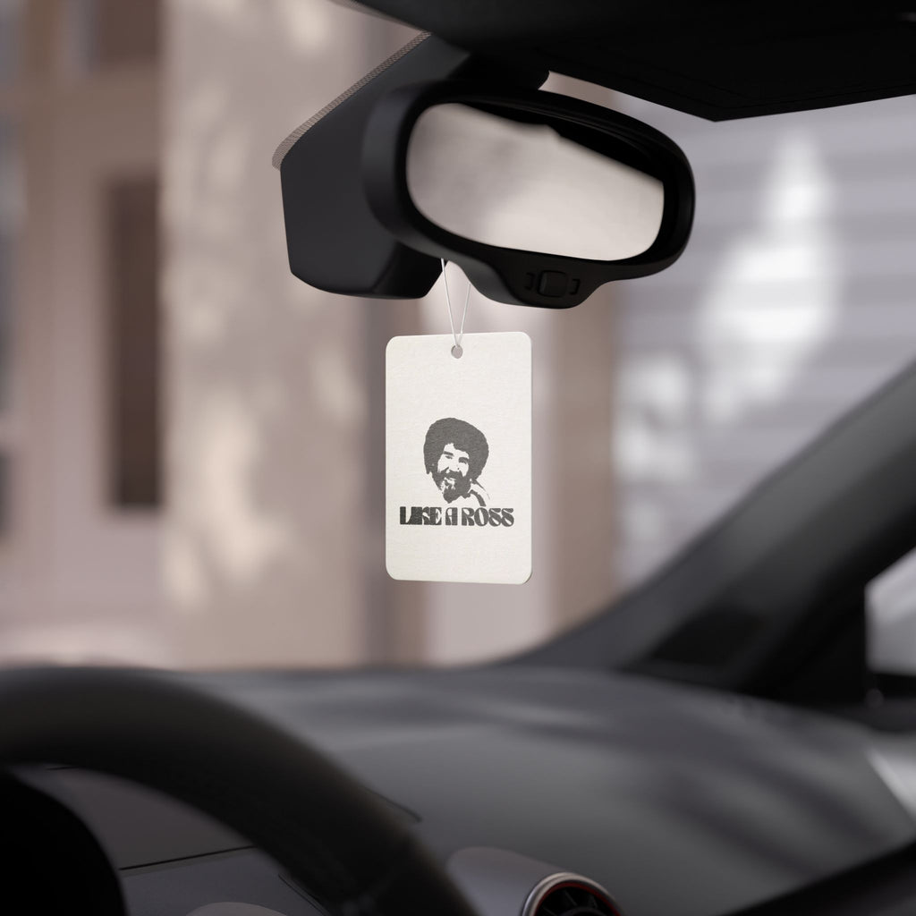 Bob Ross Car Air Freshener | Retro Car Decor, Gift for Artists, Unique Car Accessory, Bob Ross Lover Gift, Positive Vibes