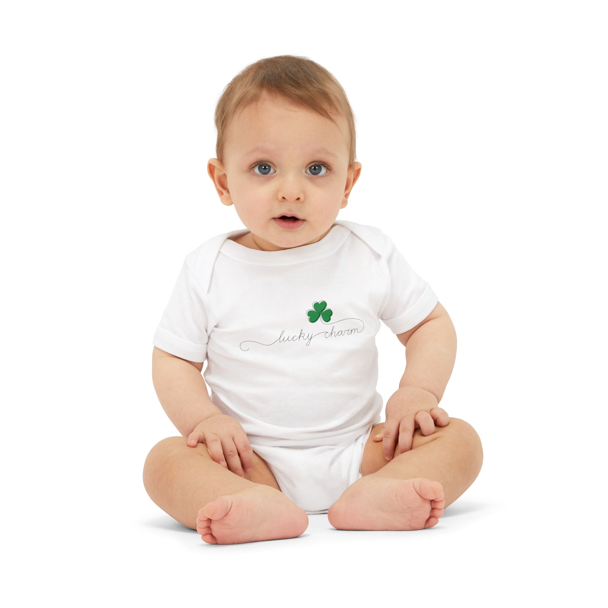 Lucky Charm Infant Onesie, Cute Baby Bodysuit, St. Patrick's Day Gift, Newborn Outfit, Irish Baby Clothes
