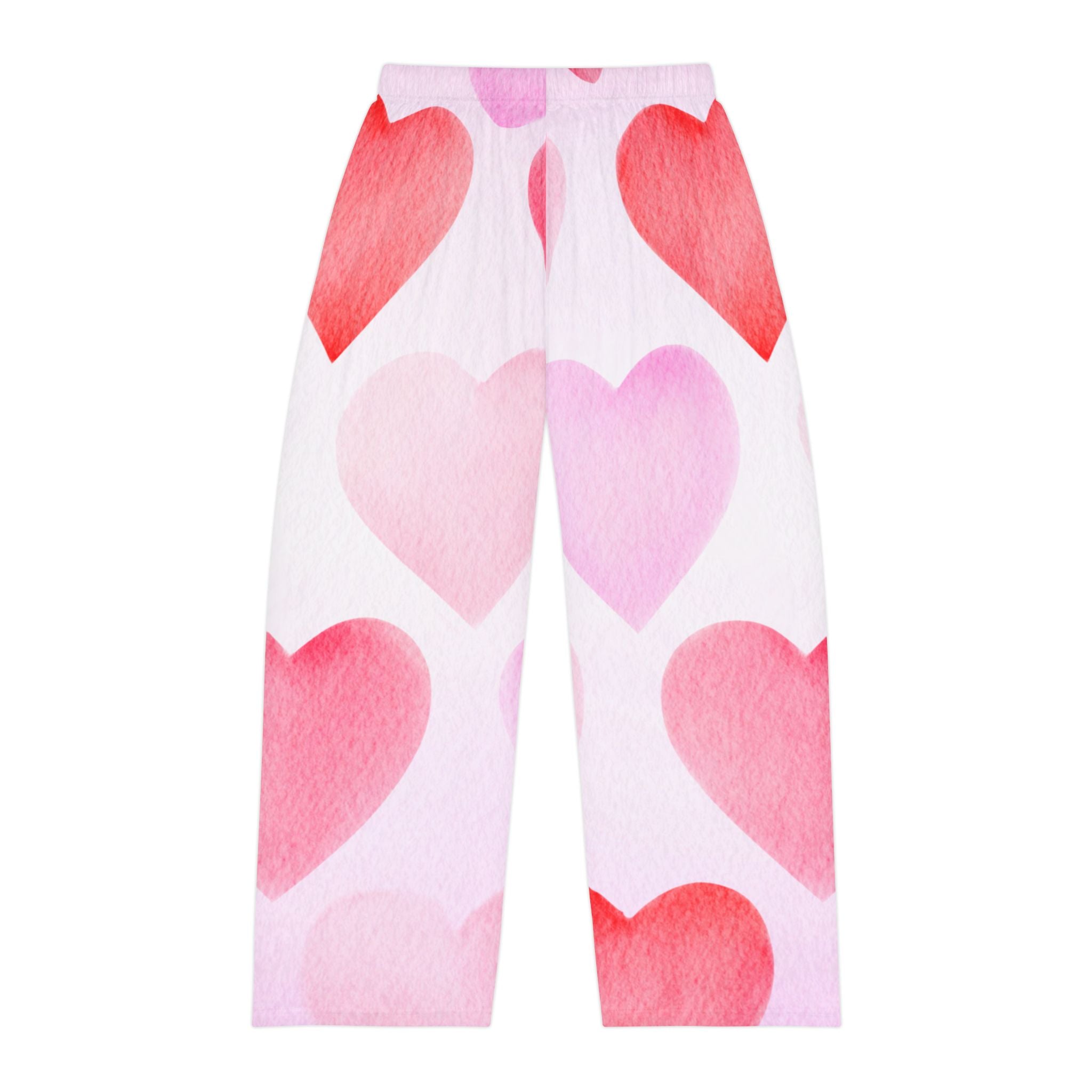 Mens Heart Print Matching Pajama Pant Men's Valentine's Pajama Pant Valentine's Heart Men's Pajama Pants