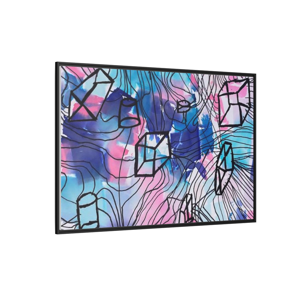 Elements of Art: Form Framed Canvas by Jackson G. Smith