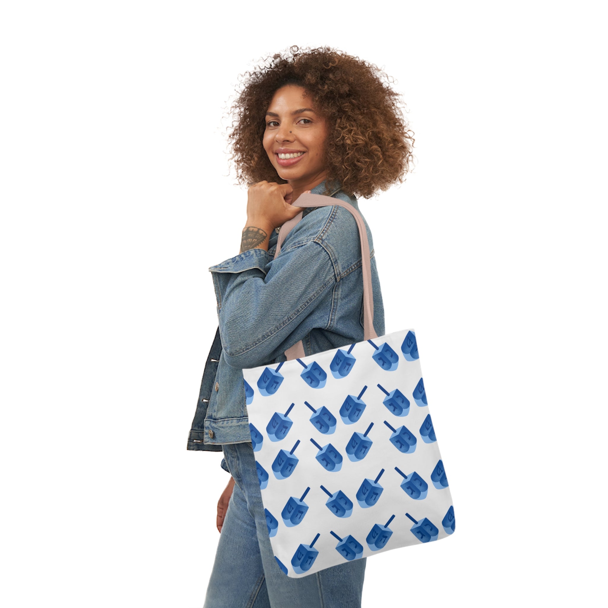 Hanukkah Canvas Tote Bag Dreidel Canvas Tote Bag Hanukkah Gift Bag