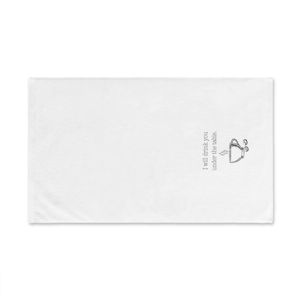 Coffee Lover Hand Towel, Funny Kitchen Towel, Gift for Barista, Home Decor, Coffee Themed Gift, Tea Towel