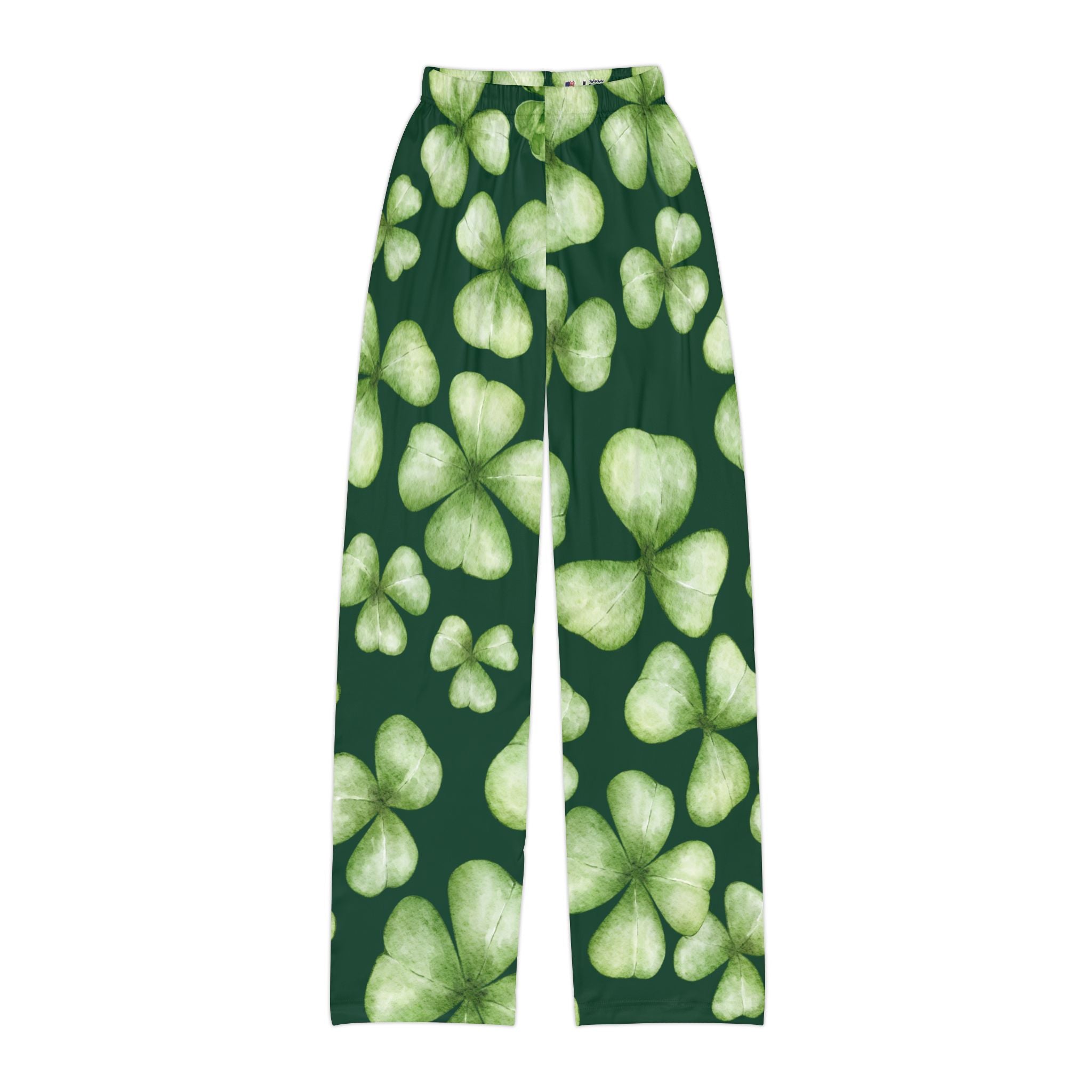 Kids Shamrock Pants St. Patrick's Day Kids Lounge Pants