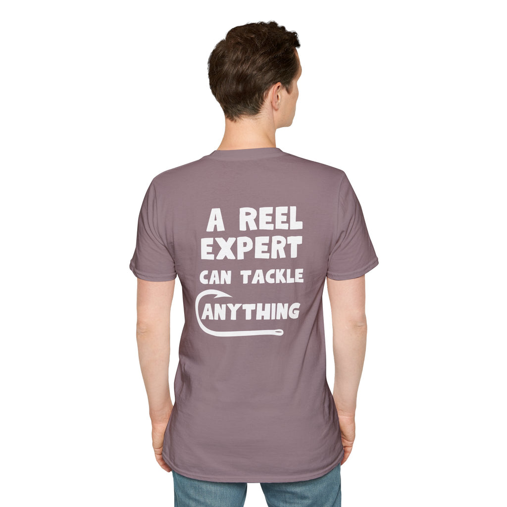 A Reel Expert Fishing Tee Unisex Softstyle T-Shirt
