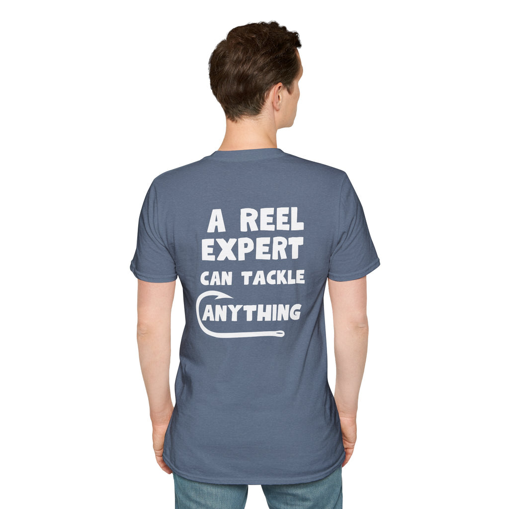 A Reel Expert Fishing Tee Unisex Softstyle T-Shirt