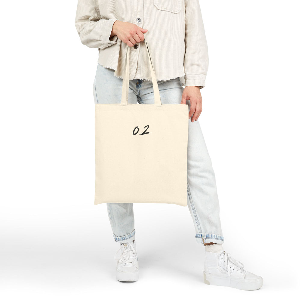Zero Point Two Eco-Friendly Cotton Canvas Tote Bag - 0.2 Tote Bag
