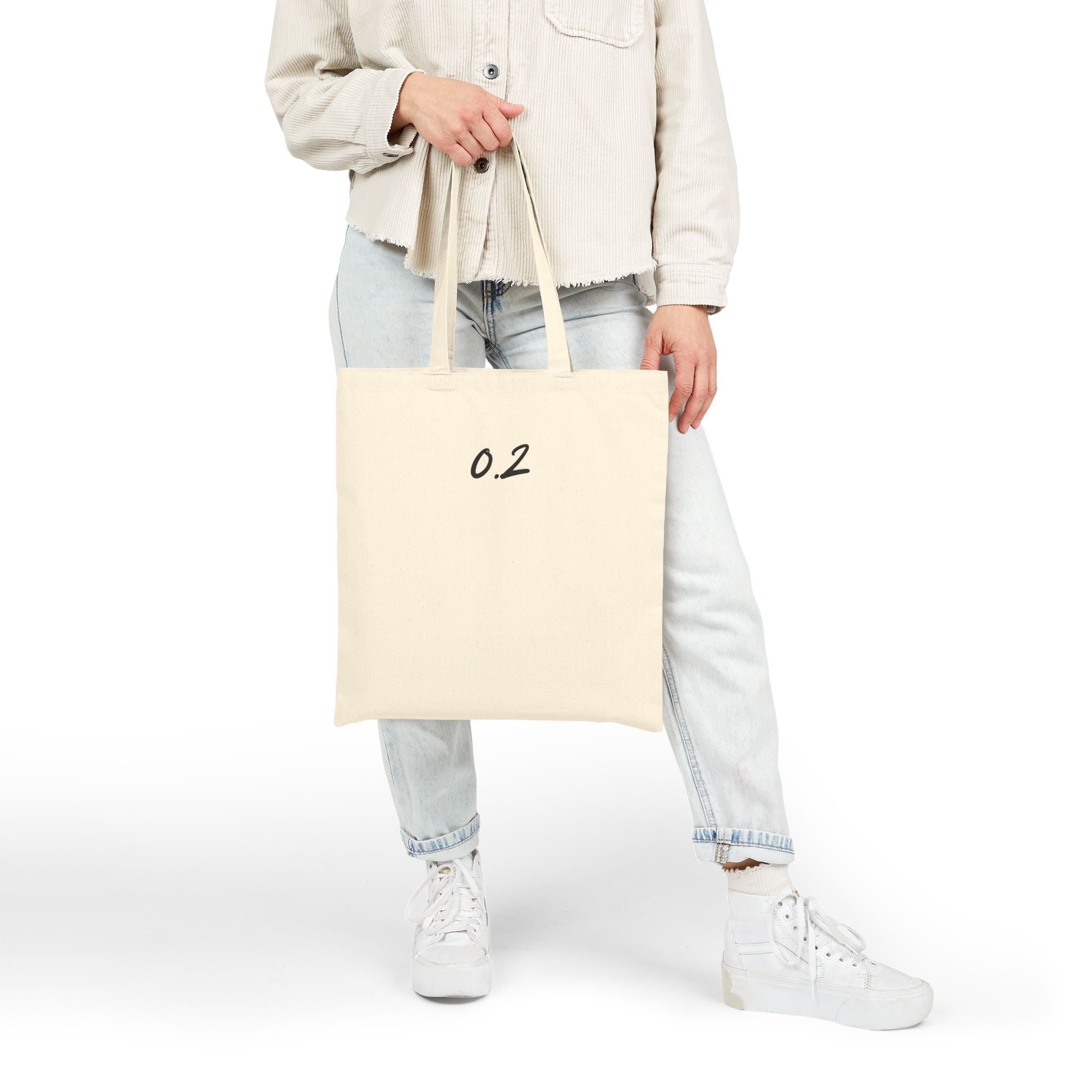Zero Point Two Eco-Friendly Cotton Canvas Tote Bag - 0.2 Tote Bag