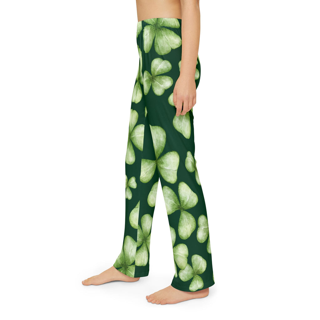 Kids Shamrock Pants St. Patrick's Day Kids Lounge Pants