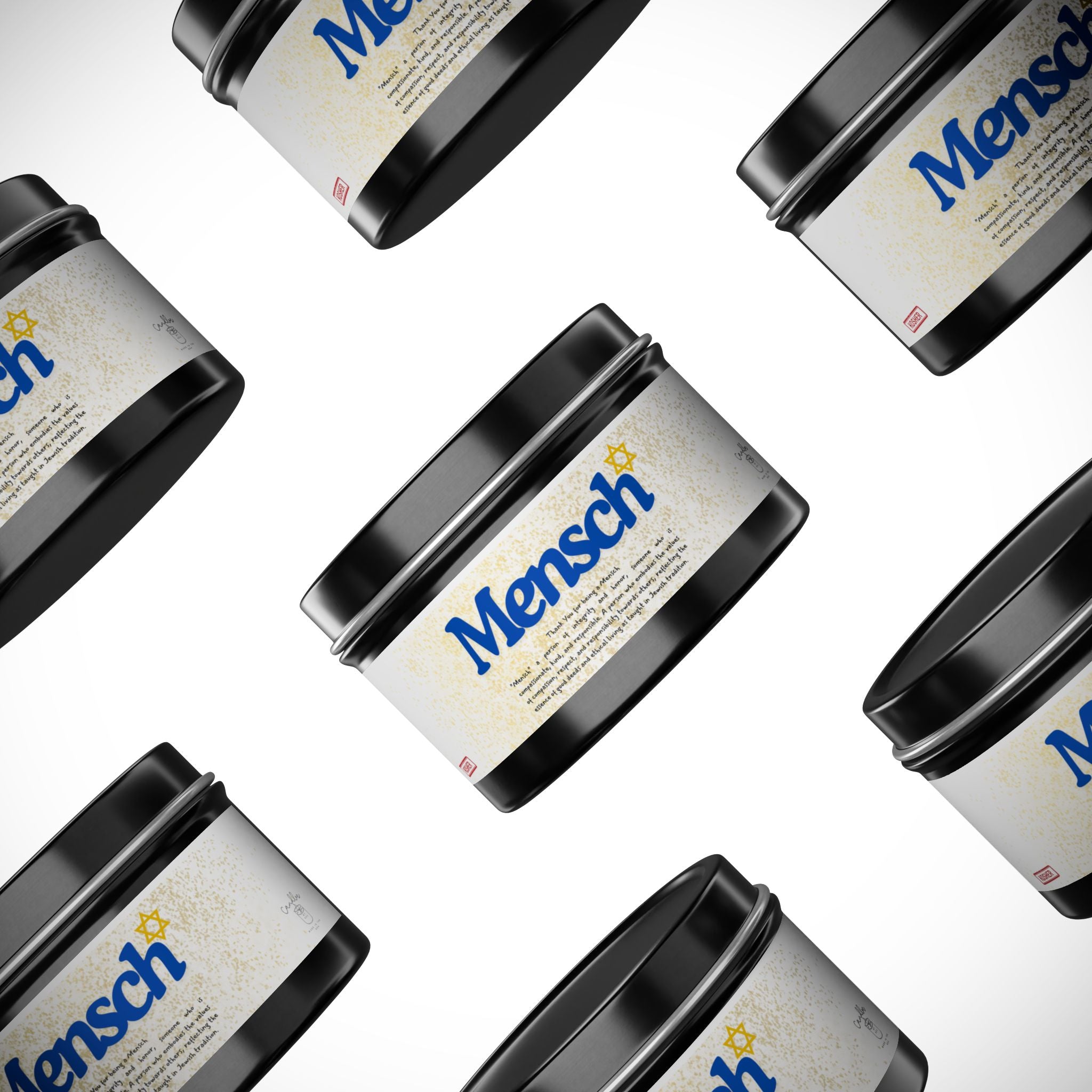 Thank You for being a Mensch Candle. Thank you Gift. Mensch Gift Jewish Thank you Gift