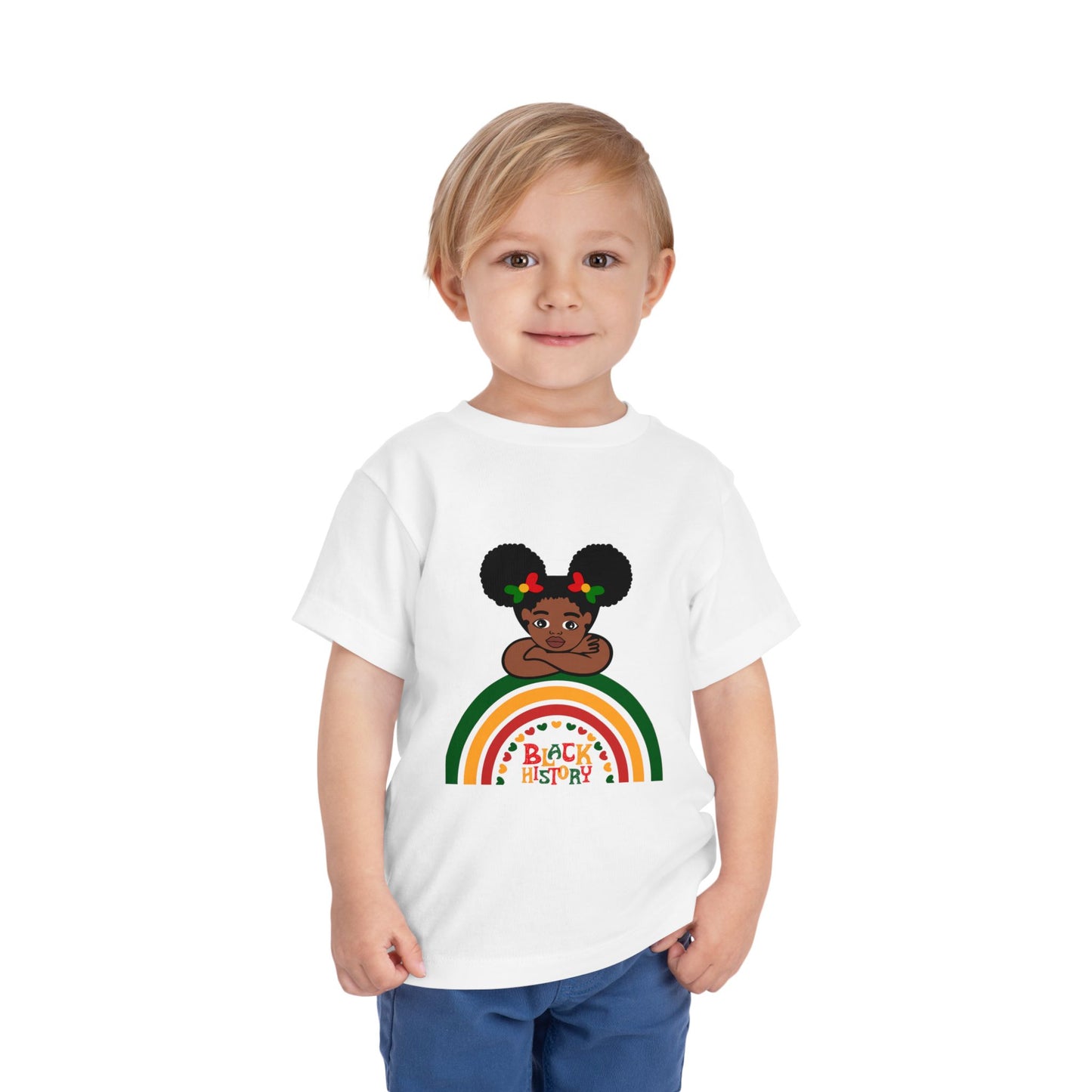 Black History Toddler Tee February is BLack History Month T Shirt for Black History Month