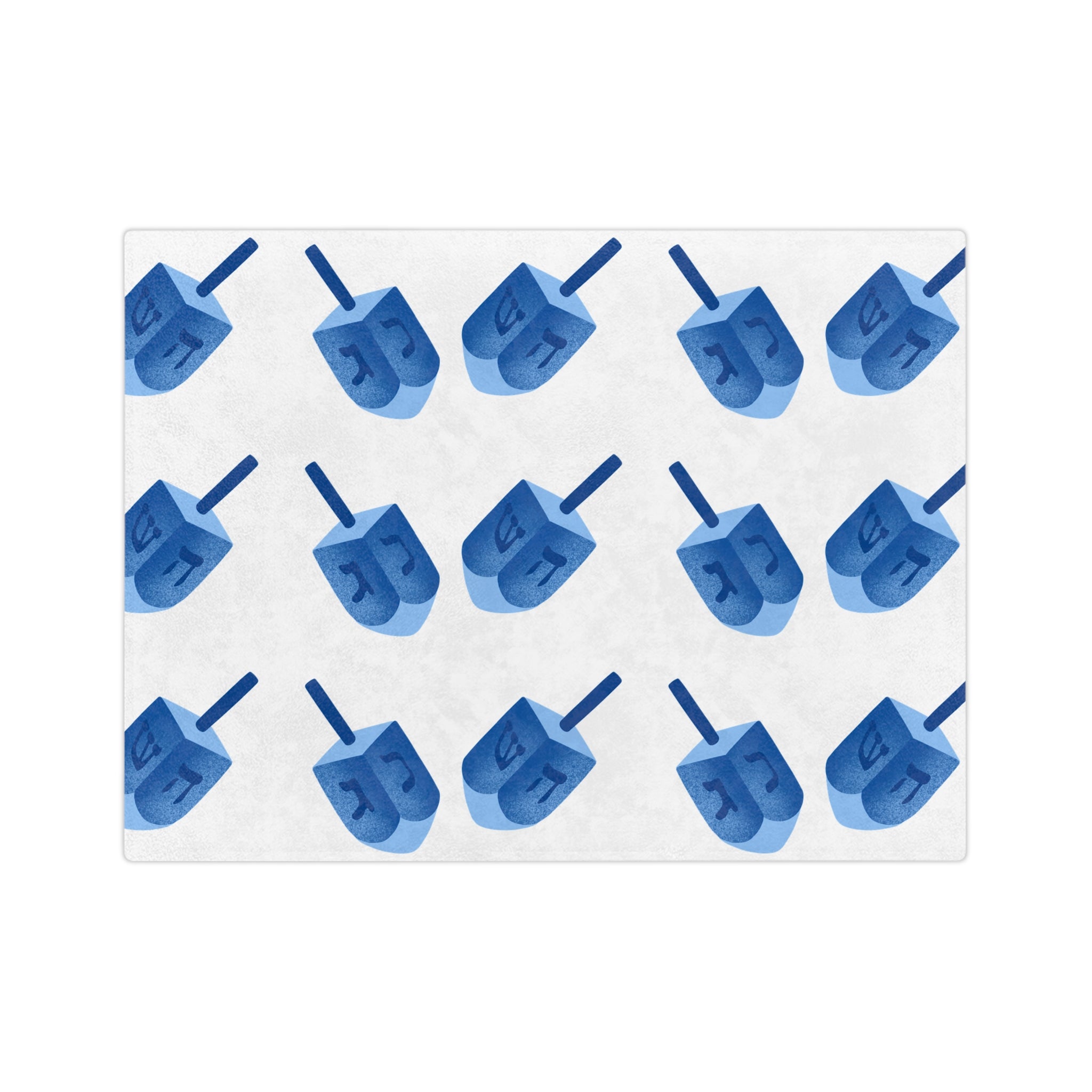 Hanukkah Print Blanket, Velveteen Microfiber Hanukkah Blanket, Soft Fleece Hanukkah Throw Blanket, Hanukkah Gift