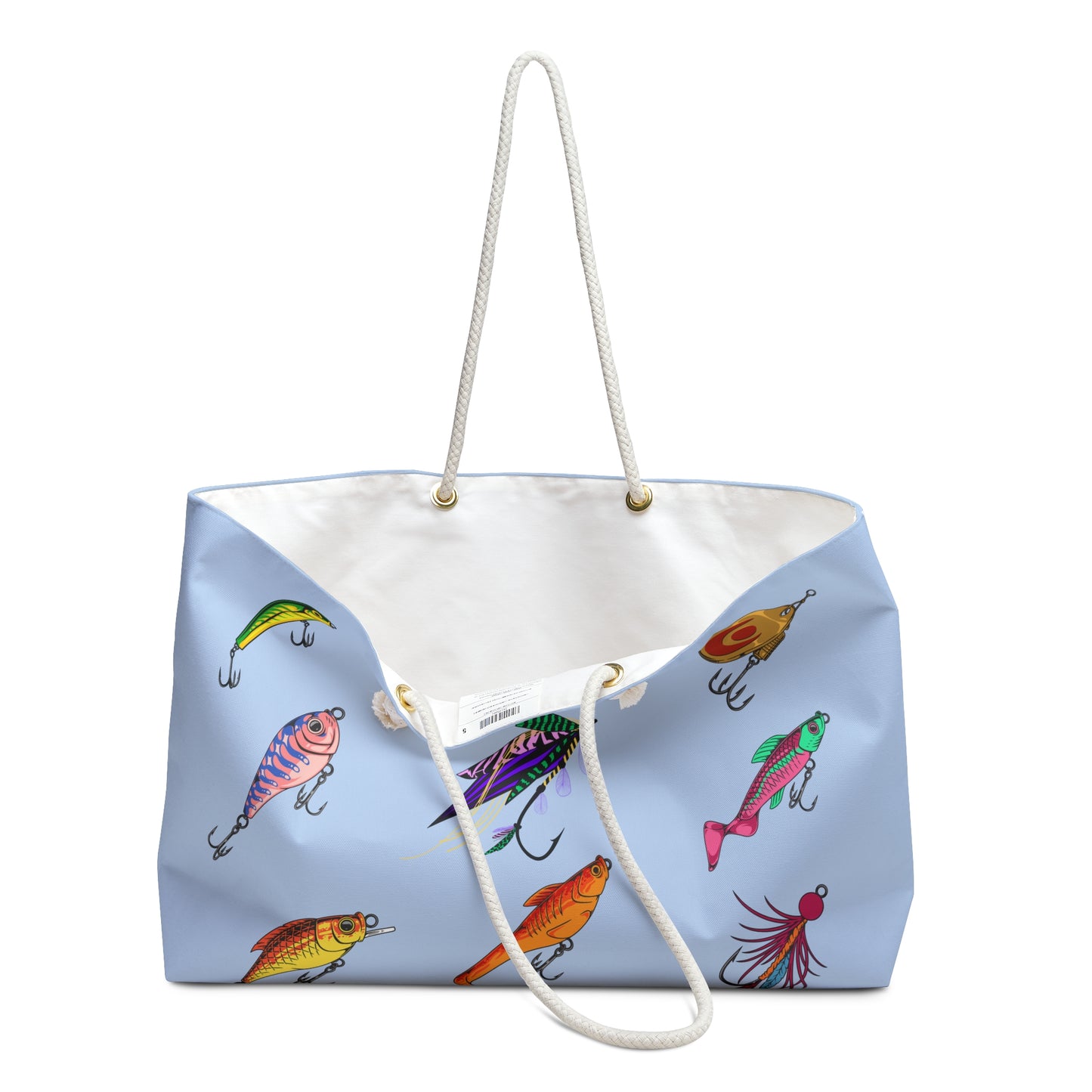 Fishing Weekender Bag, Large Tote Perfect for Beach Weekends or Travel to the Lake House