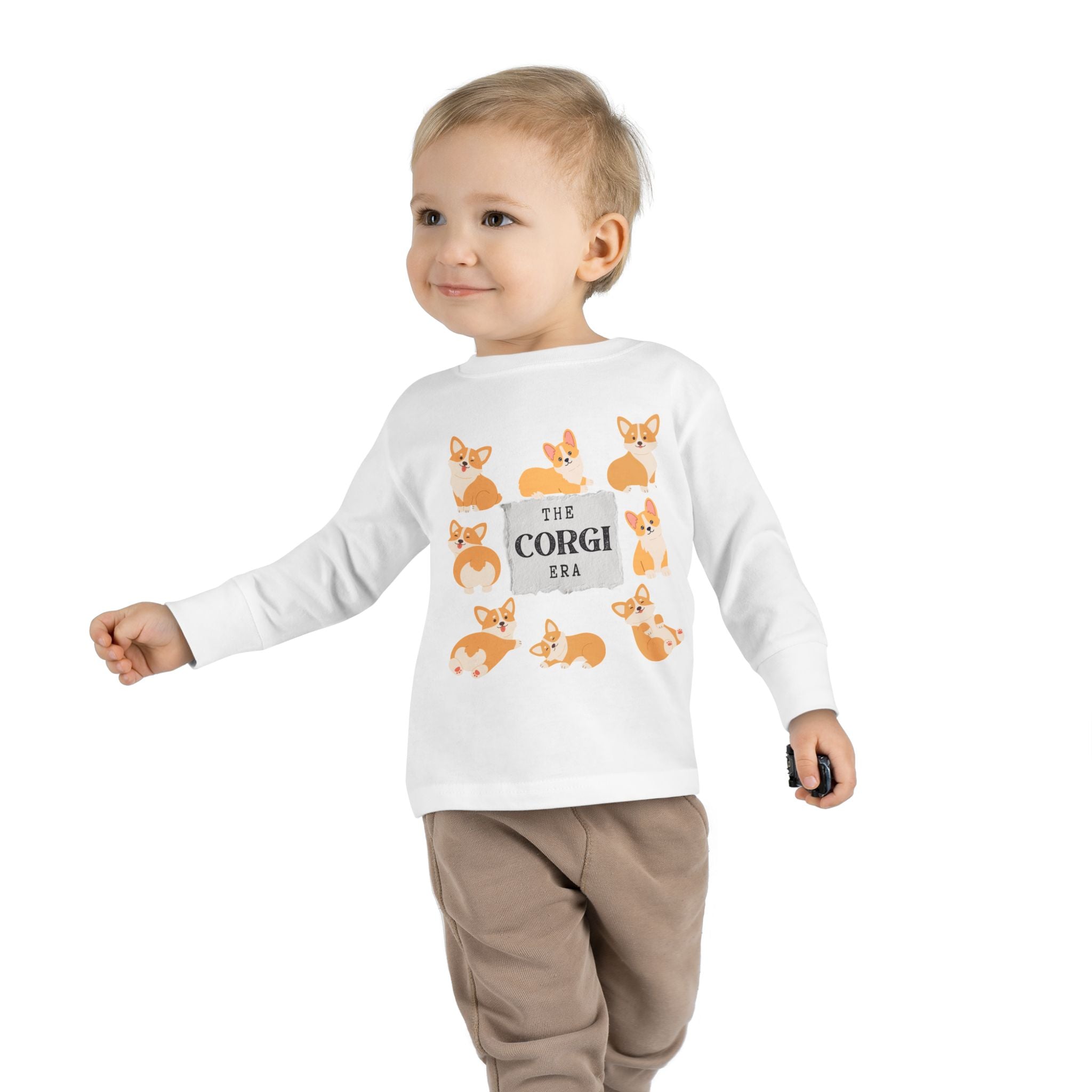 The Corgi Era Toddler Long Sleeve Tee