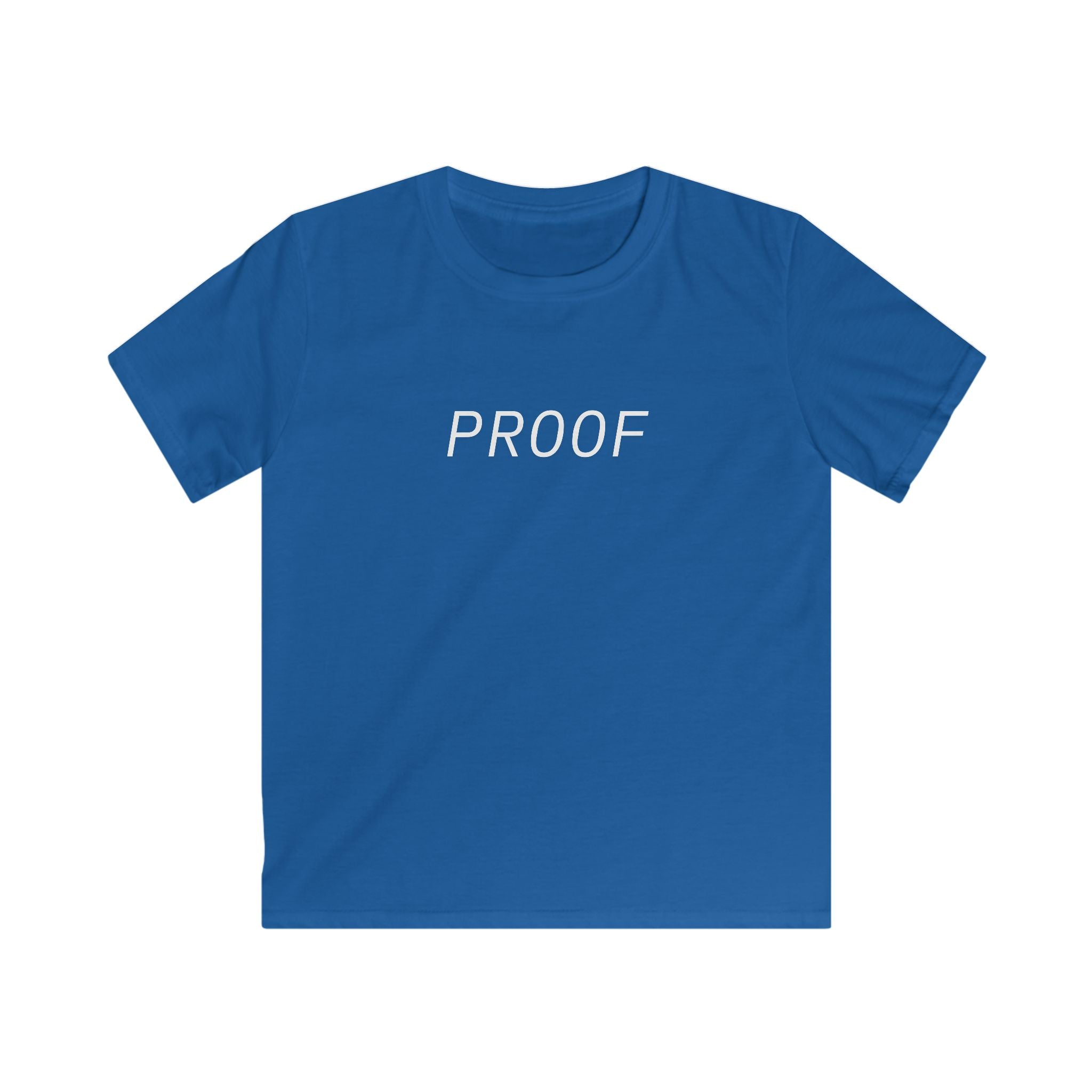 Kids 'PROOF' Soft Tee - Trendy Black T-Shirt for Young Trendsetters to Match Mom