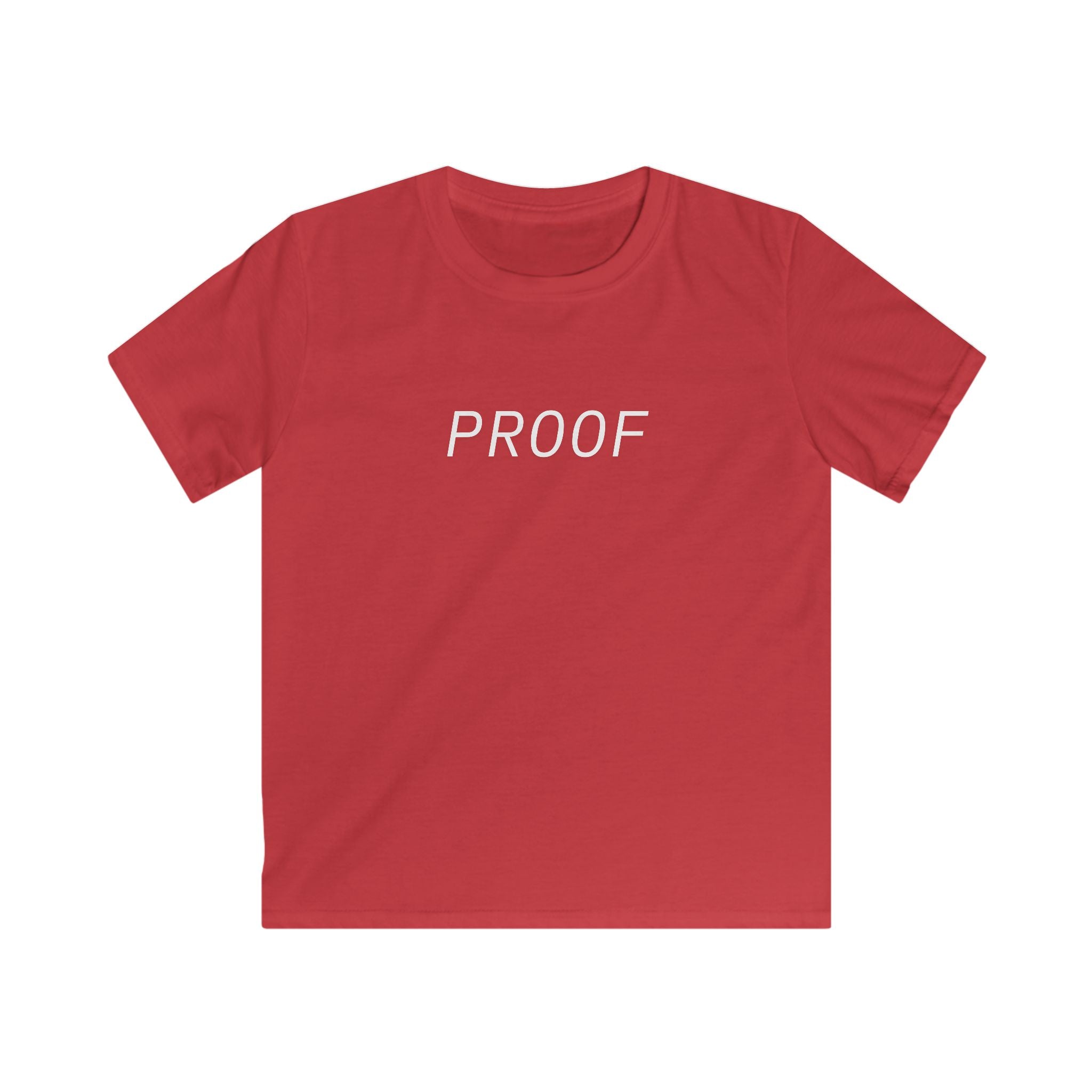Kids 'PROOF' Soft Tee - Trendy Black T-Shirt for Young Trendsetters to Match Mom