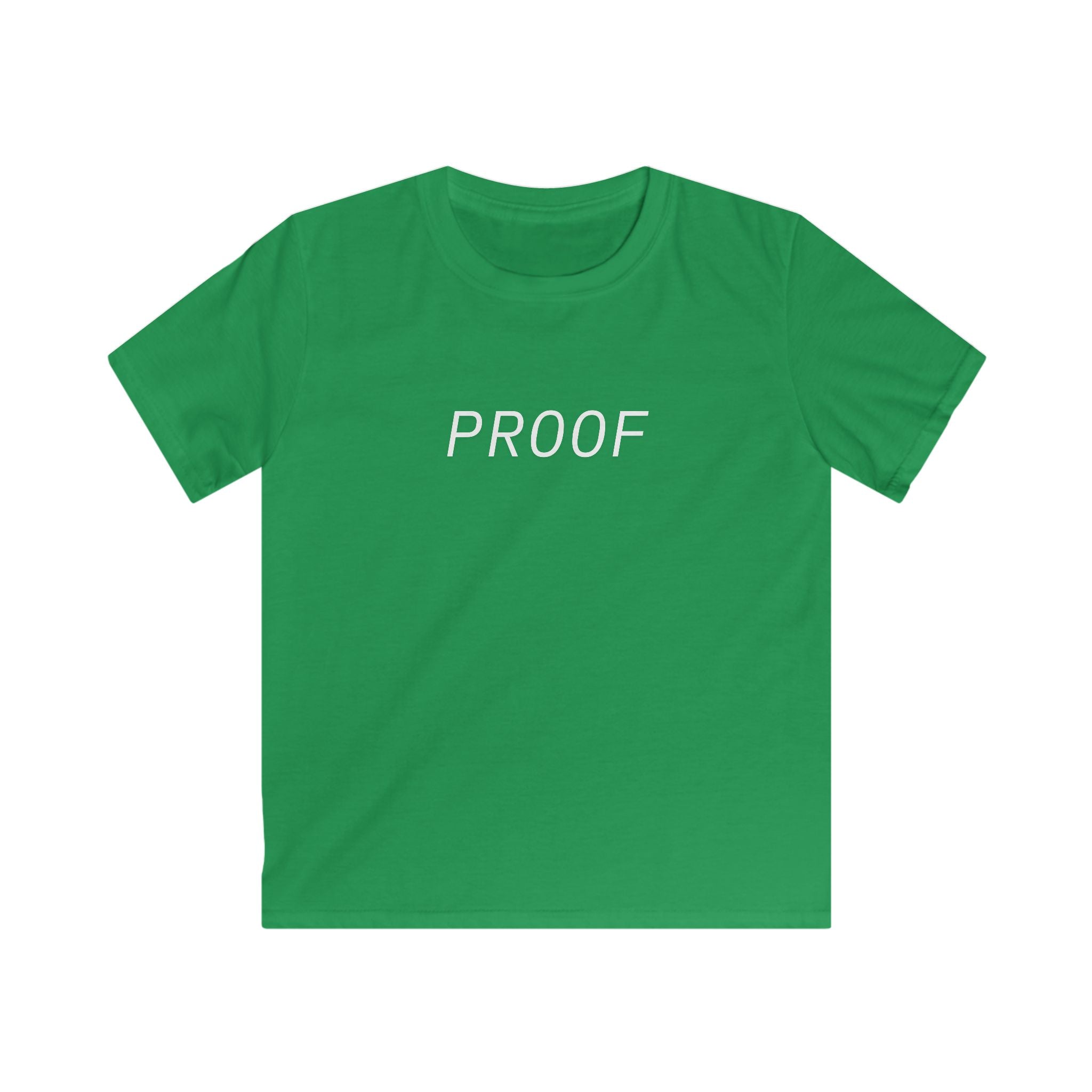 Kids 'PROOF' Soft Tee - Trendy Black T-Shirt for Young Trendsetters to Match Mom