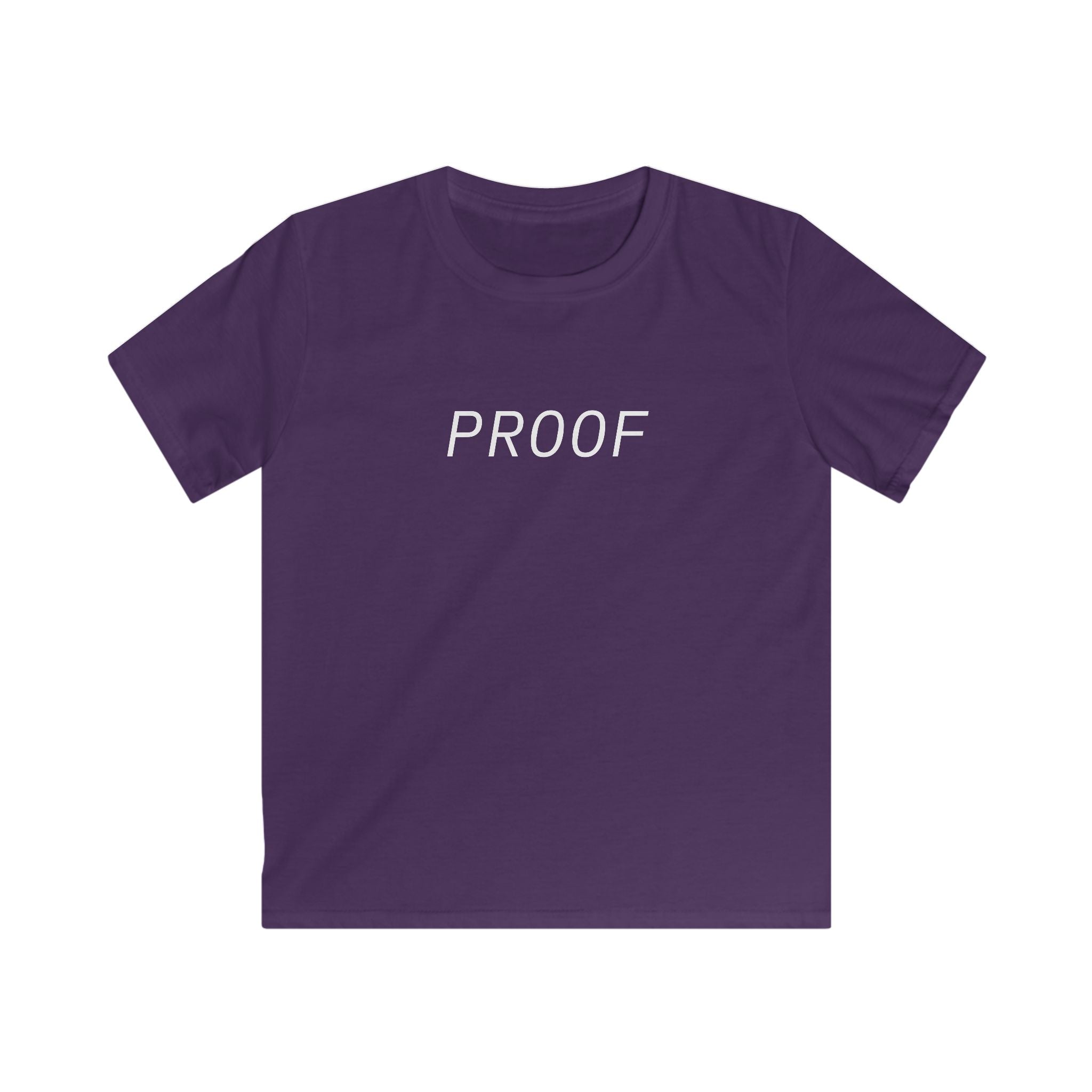 Kids 'PROOF' Soft Tee - Trendy Black T-Shirt for Young Trendsetters to Match Mom