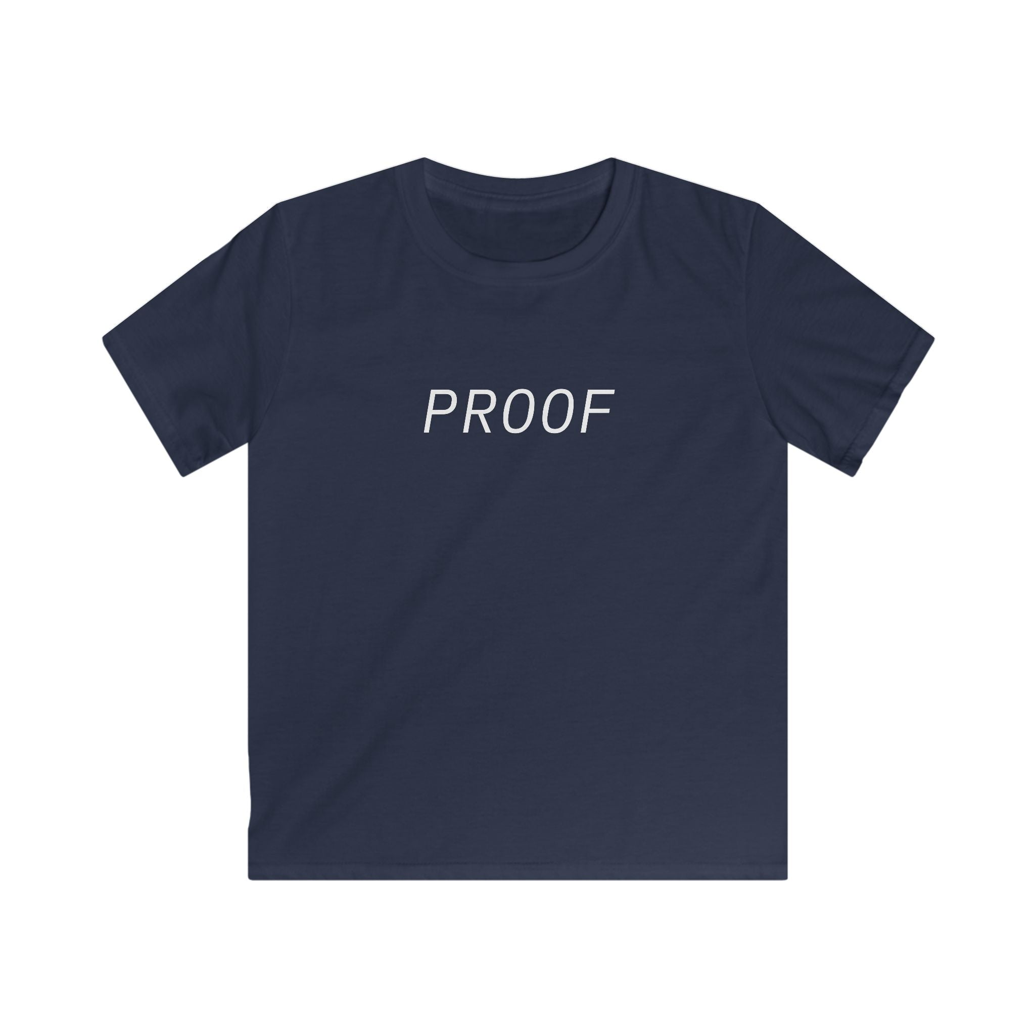 Kids 'PROOF' Soft Tee - Trendy Black T-Shirt for Young Trendsetters to Match Mom