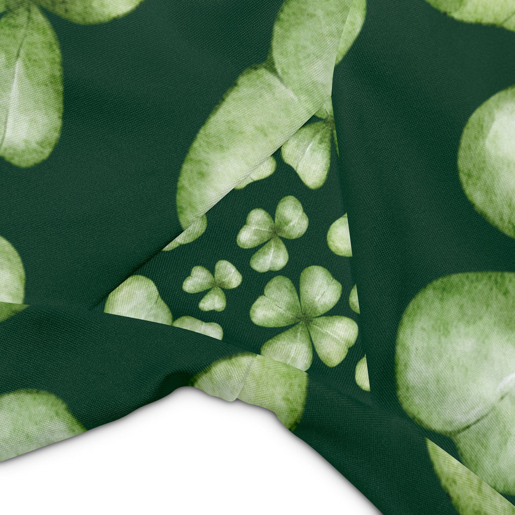 Shamrock Shorts Women's Workout Shorts with Shamrock Print for St. Patrick's Day Run