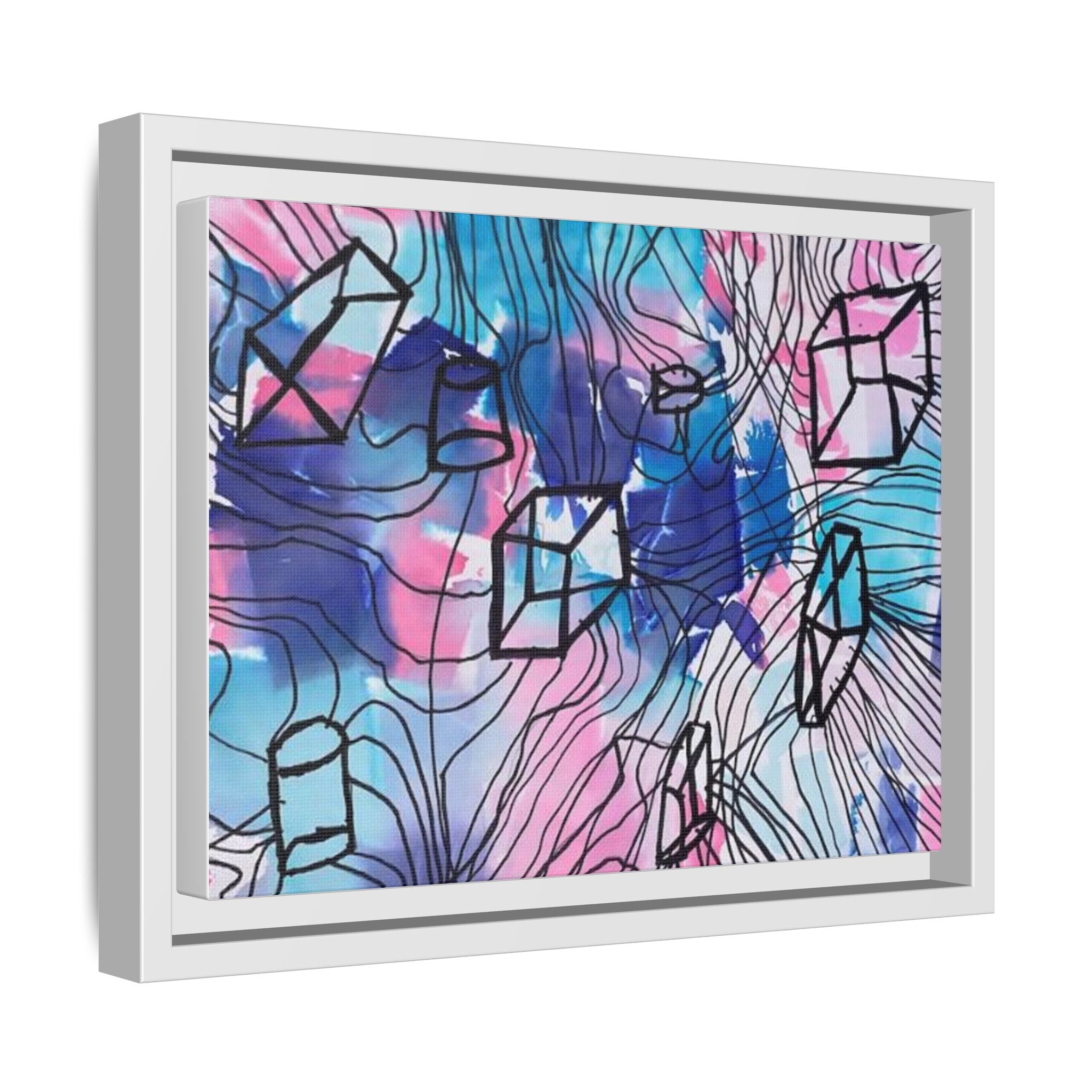 Elements of Art: Form Framed Canvas by Jackson G. Smith