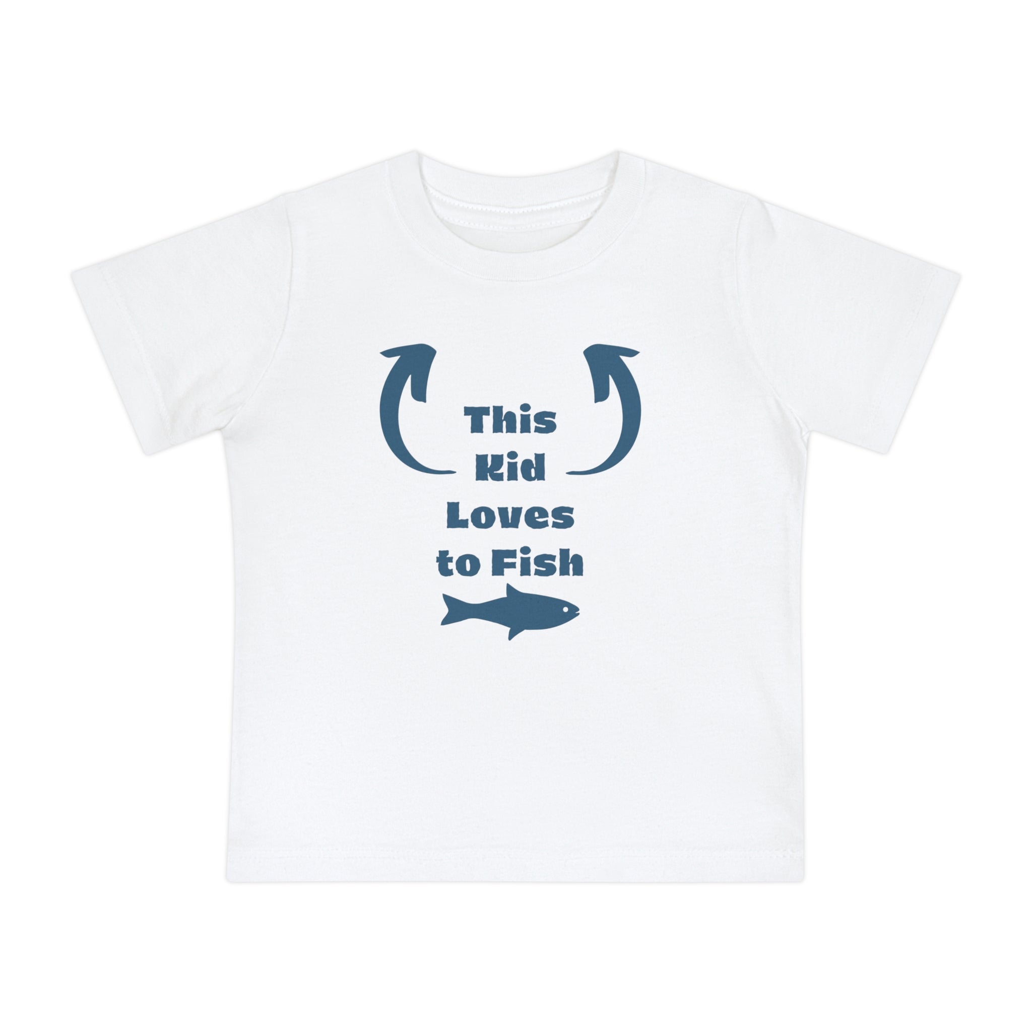 Toddler Fishing Short Sleeve T Shirt Kids Fishing Gift
