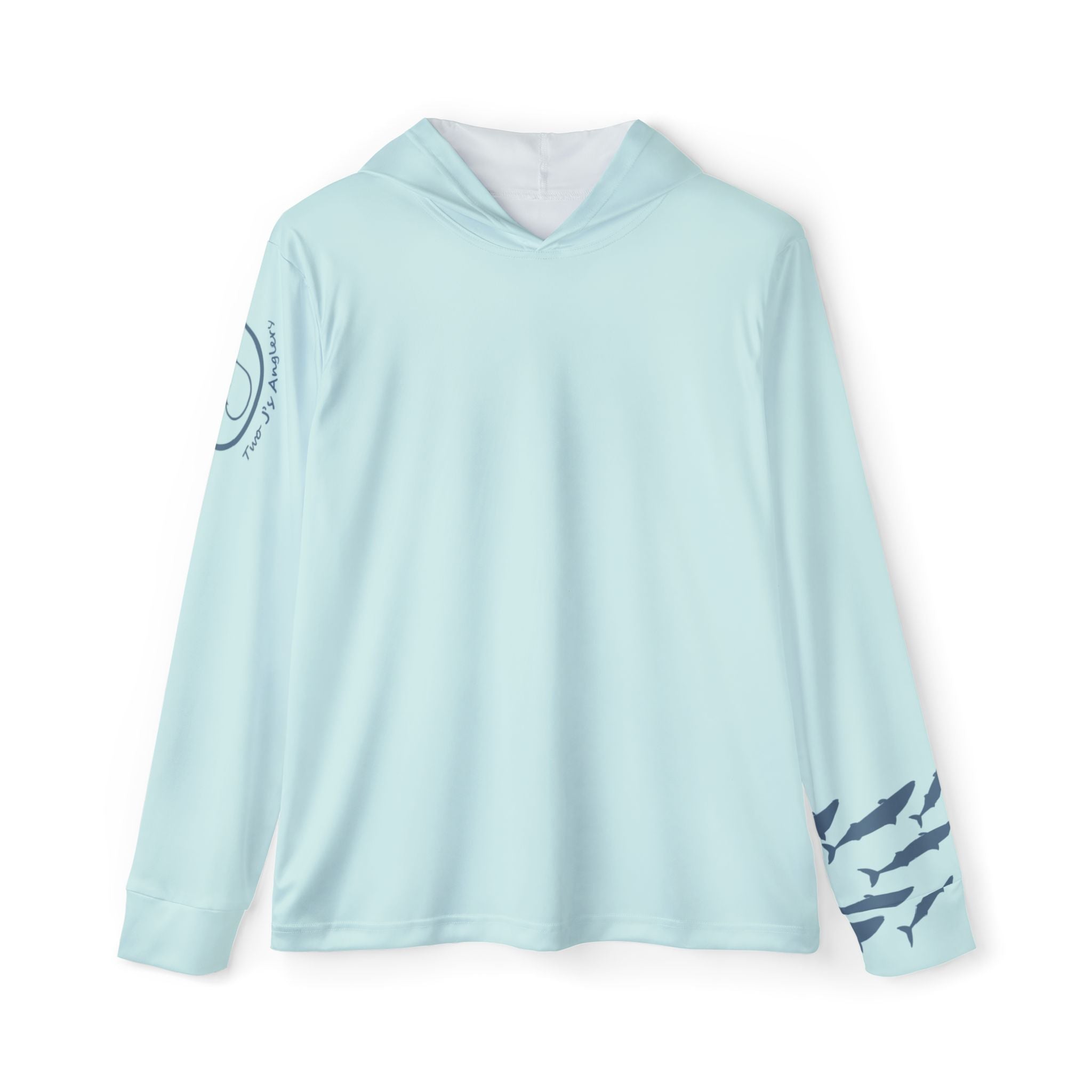 Mens Hooded Fishing Shirt Two J's Angler's FIshing Shirt with Hood Fishing Apparel for Dad