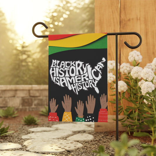 Black History Garden Flag, Celebrate Black History, House Banner, Outdoor Flag, Historical Garden Decor, Black Heritage Flag