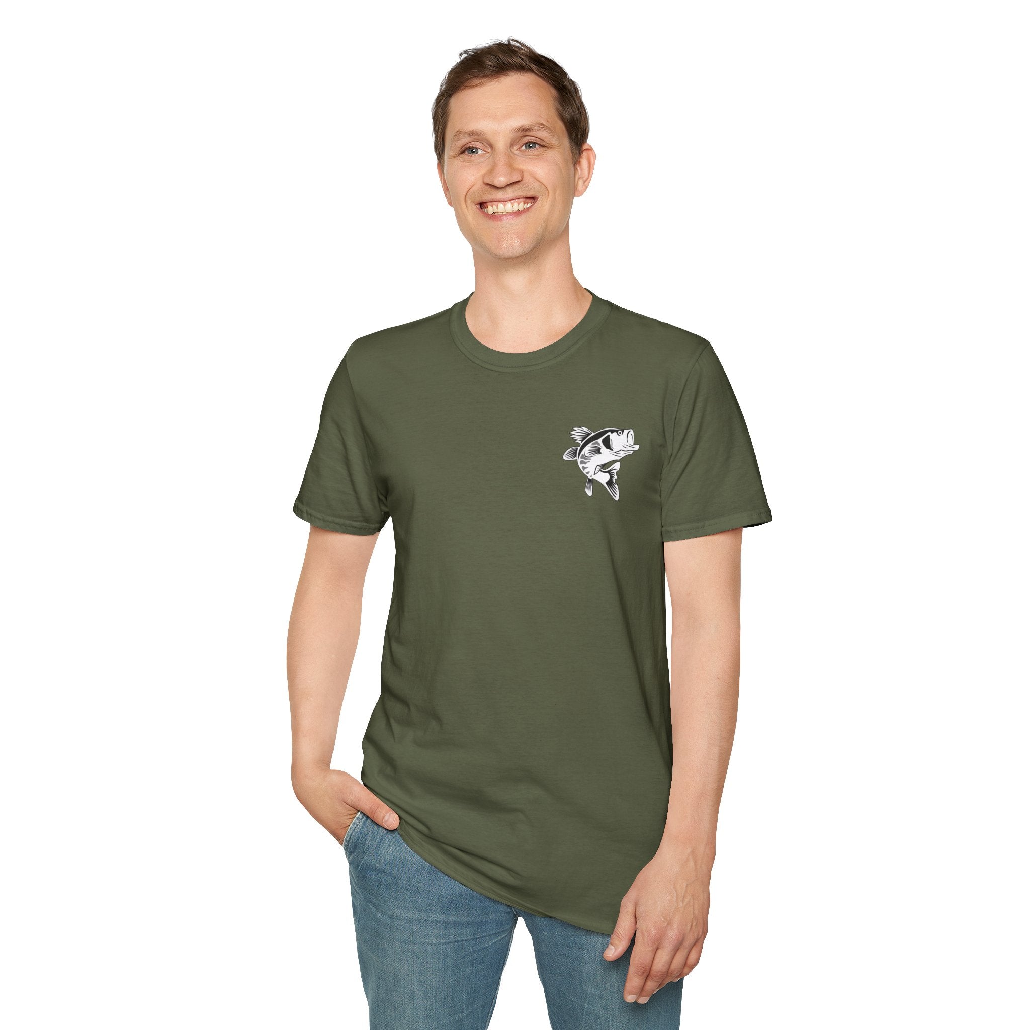 A Reel Expert Fishing Tee Unisex Softstyle T-Shirt