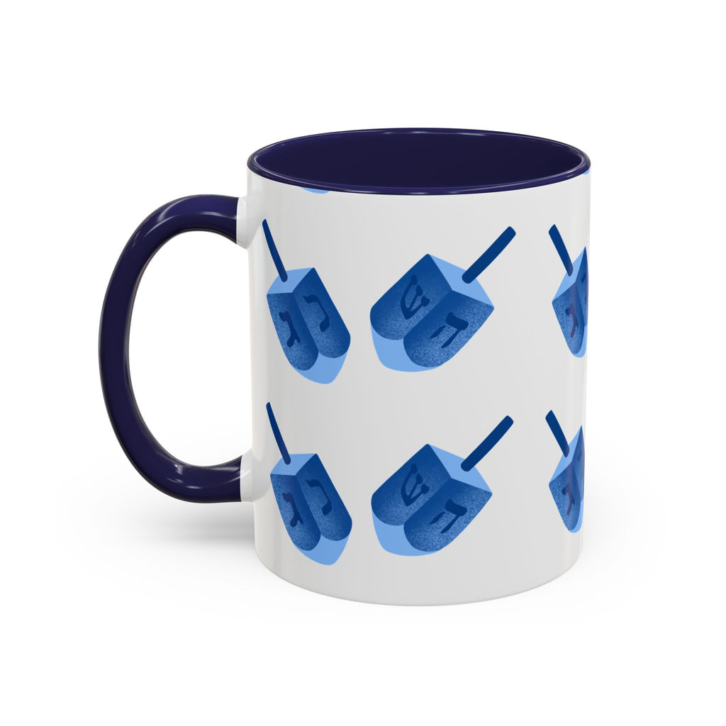 Dreidels Hanukkah Mug 11 oz