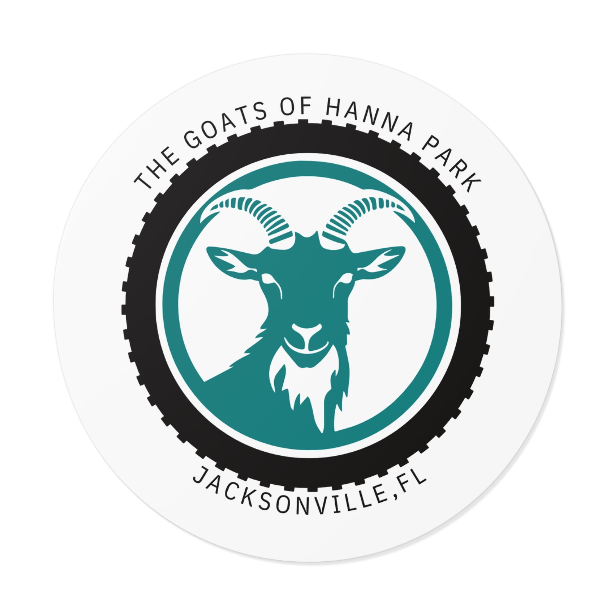 Goats of Hanna Round Vinyl Stickers