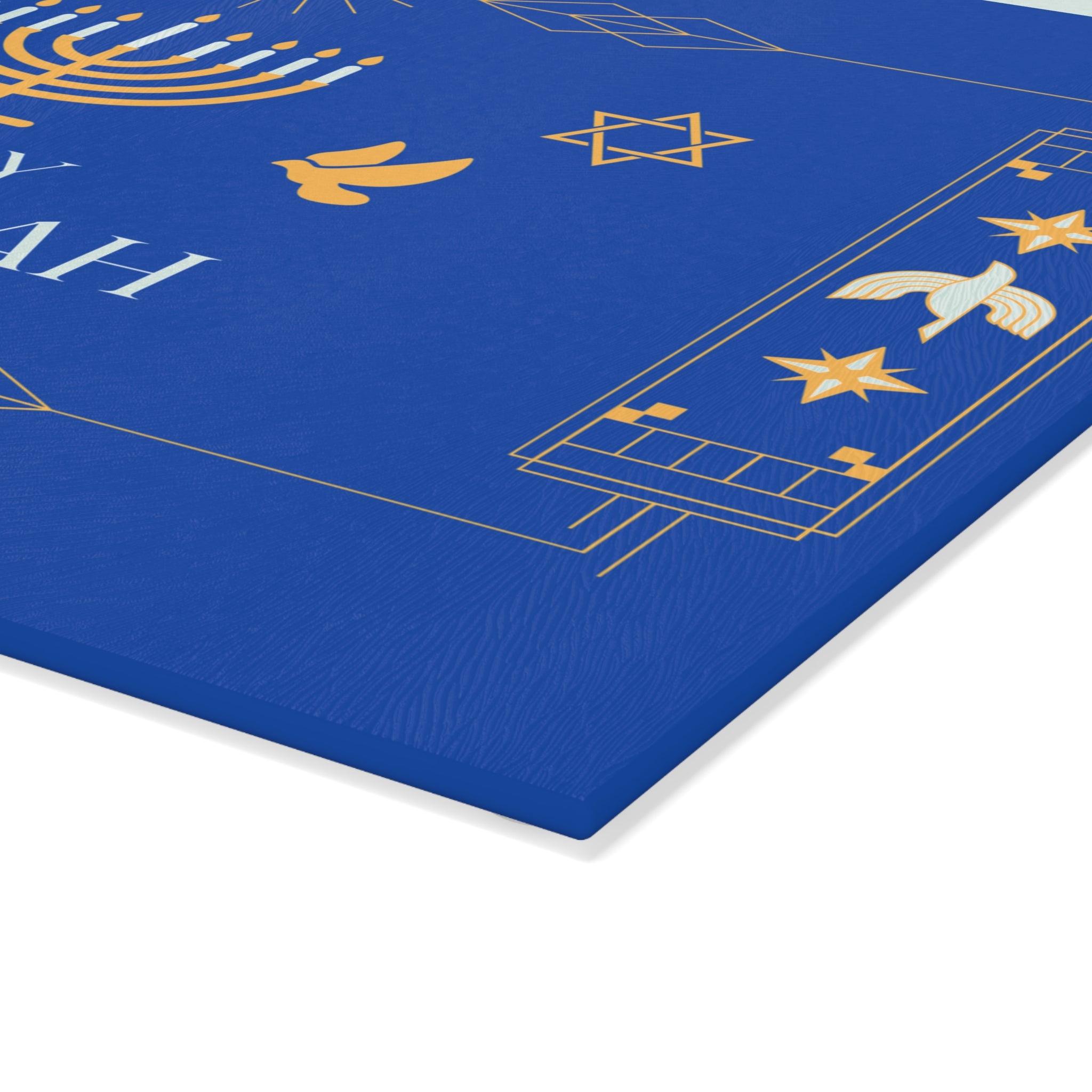 Menorah Trays for Hanukkah Gift - Hanukkah Drip Trays - Hanukkah Decorations - Chanukah Candle Wax Drip Tray - Jewish Home Decor