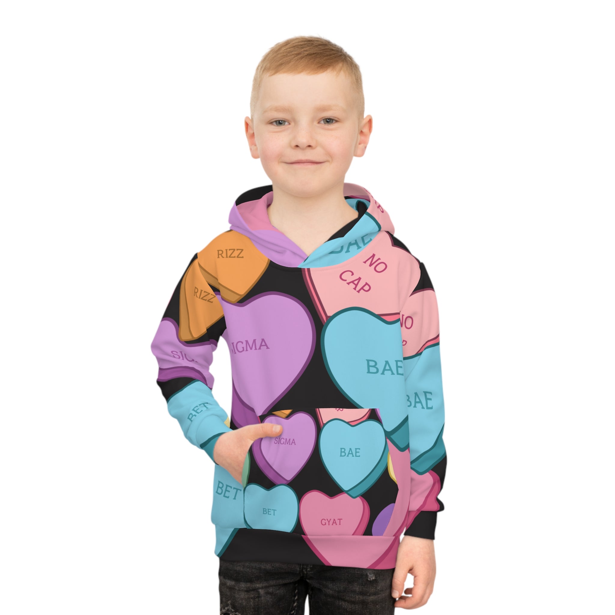 Children's Valentine's Hoodie Valentine's Sweatshirt