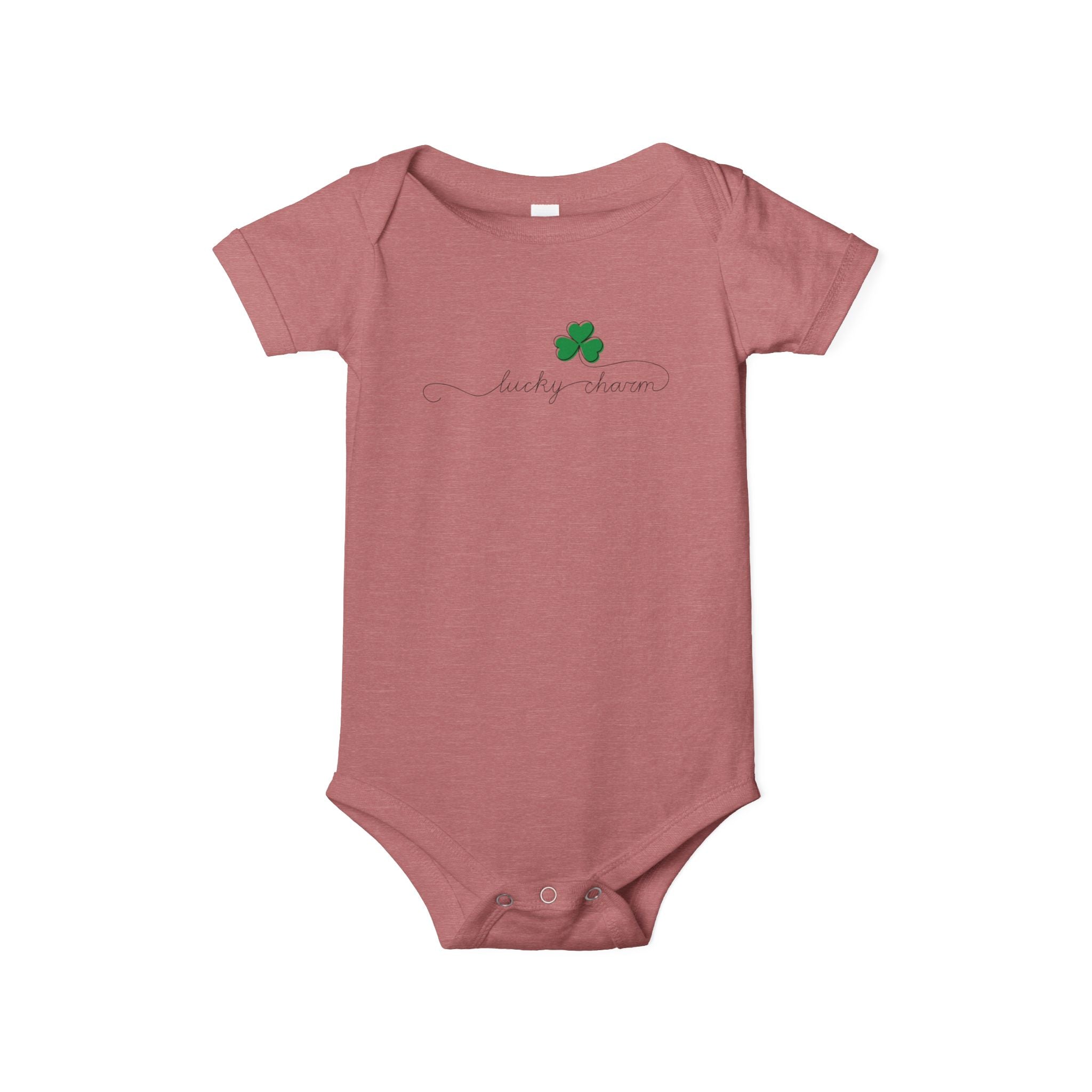 Lucky Charm Infant Onesie, Cute Baby Bodysuit, St. Patrick's Day Gift, Newborn Outfit, Irish Baby Clothes