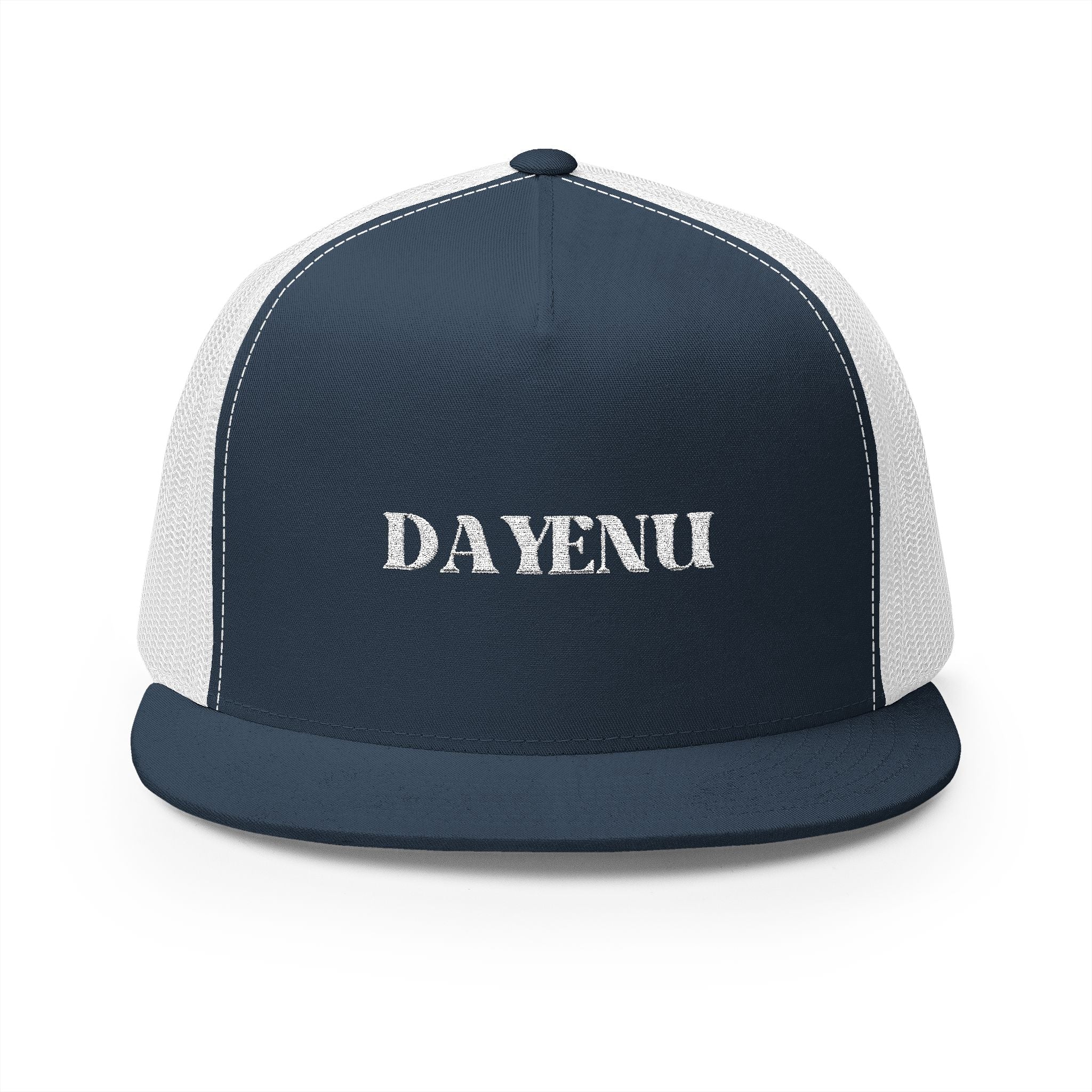 Dayenu Hat Embroidered 5 Panel Trucker Cap - Stylish DAYENU Hat Jewish Hat Jewish Gift