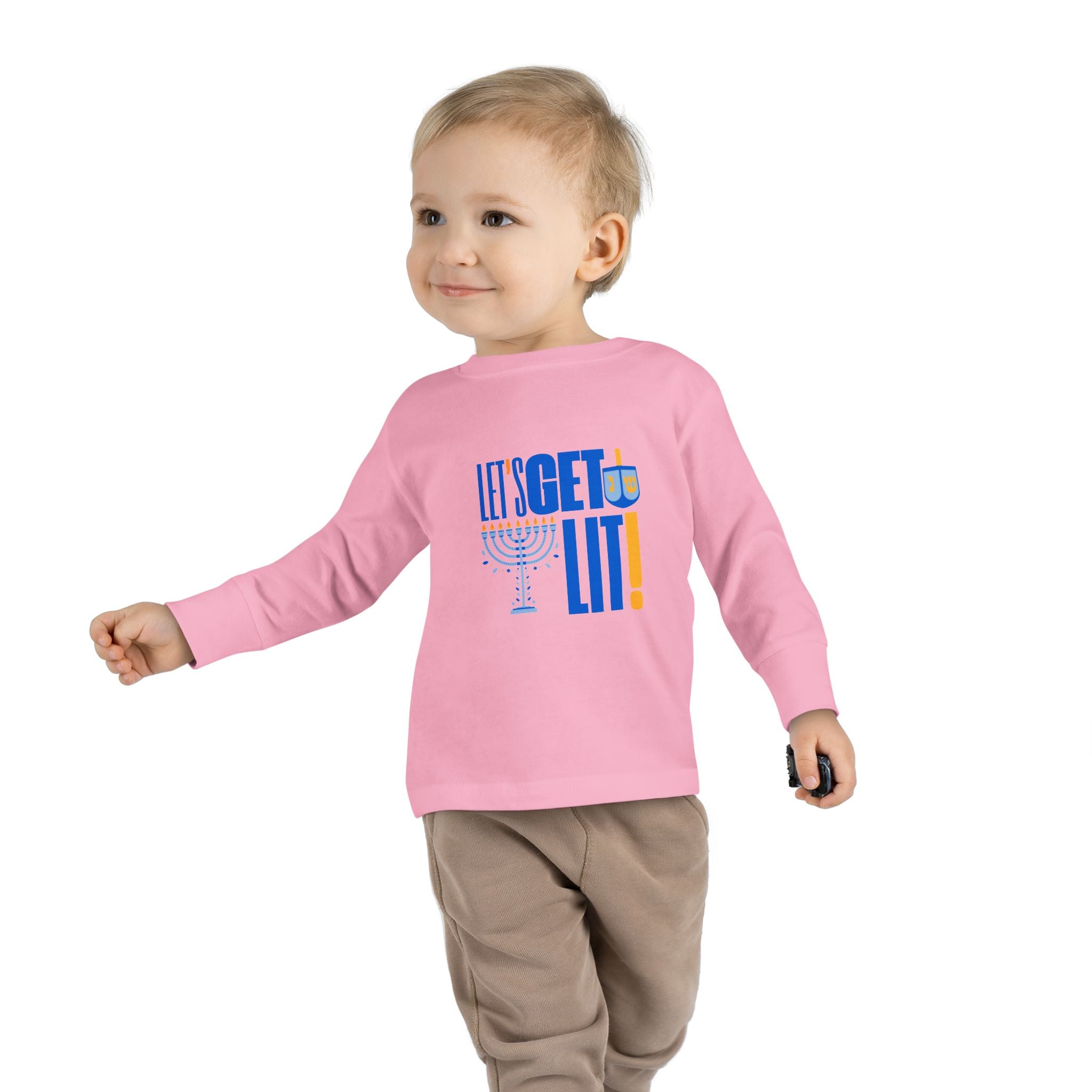 Toddler Hanukkah Shirt, Hanukkah Long Sleeve Tee, Chanukah Shirt for Toddler