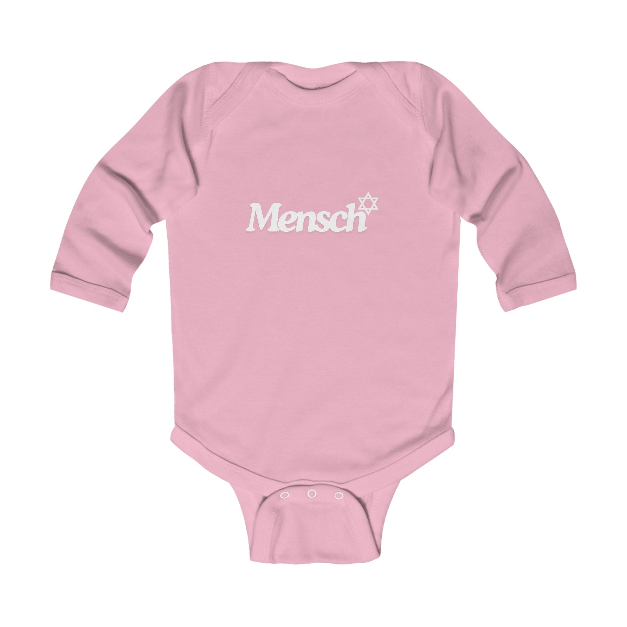 Mini Mensch Onesie Long Sleeve Mensch Onesie, Jewish Baby Gift