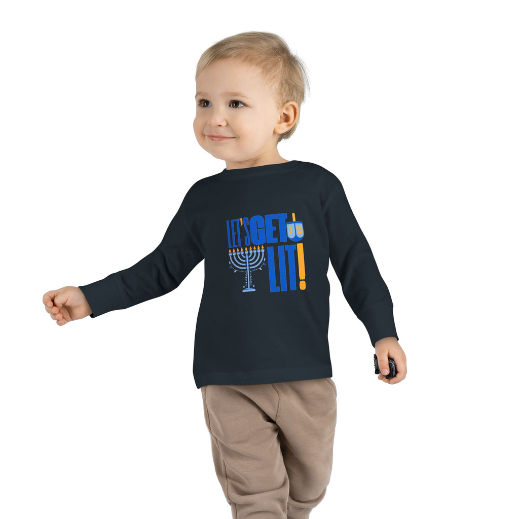 Toddler Hanukkah Shirt, Hanukkah Long Sleeve Tee, Chanukah Shirt for Toddler