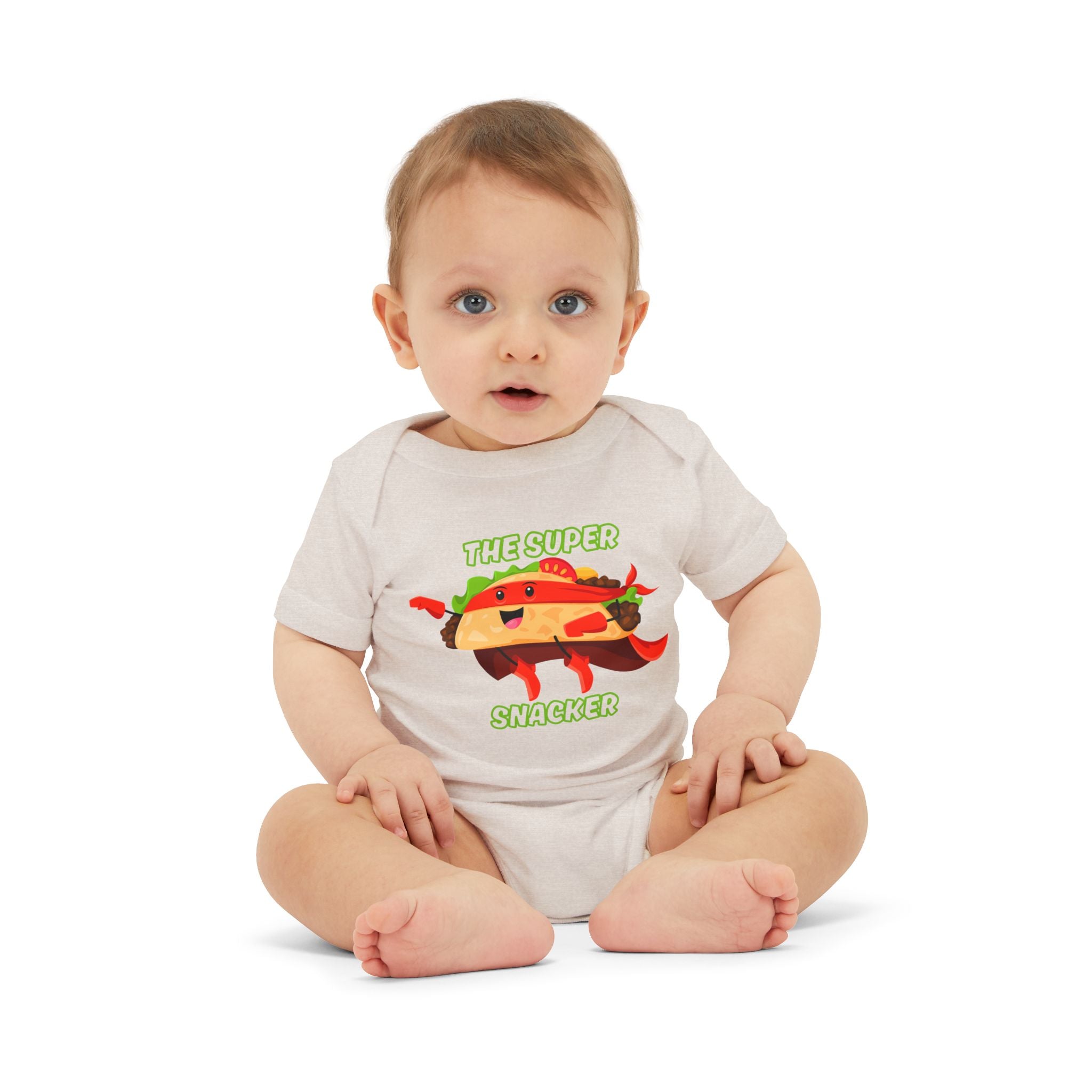 Infant Onesie, Super Snacker Taco Lover Baby Bodysuit, Cute Foodie Baby Outfit, Taco Tuesday Baby Gift, Food Lover Baby Clothes, Funny Baby