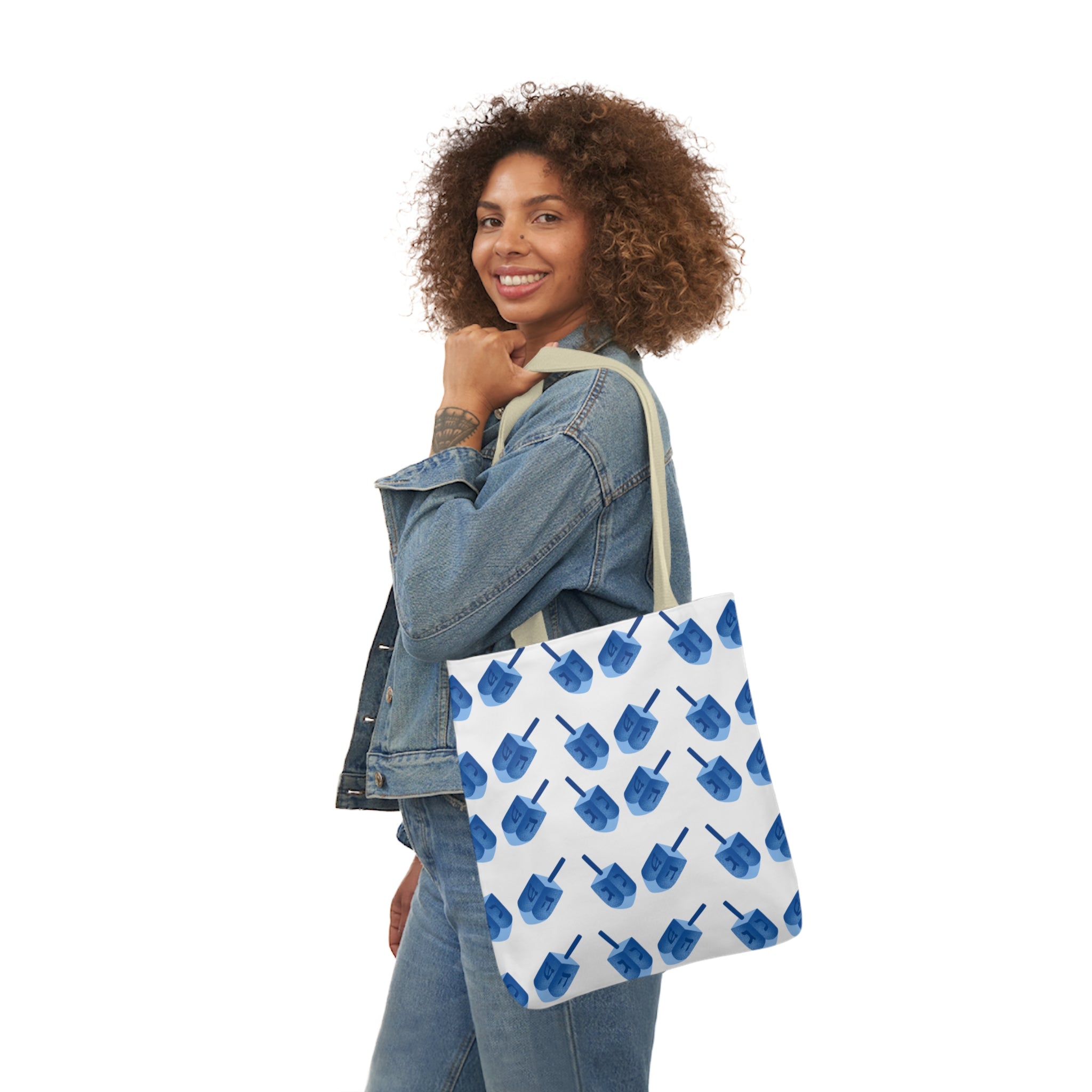 Hanukkah Canvas Tote Bag Dreidel Canvas Tote Bag Hanukkah Gift Bag