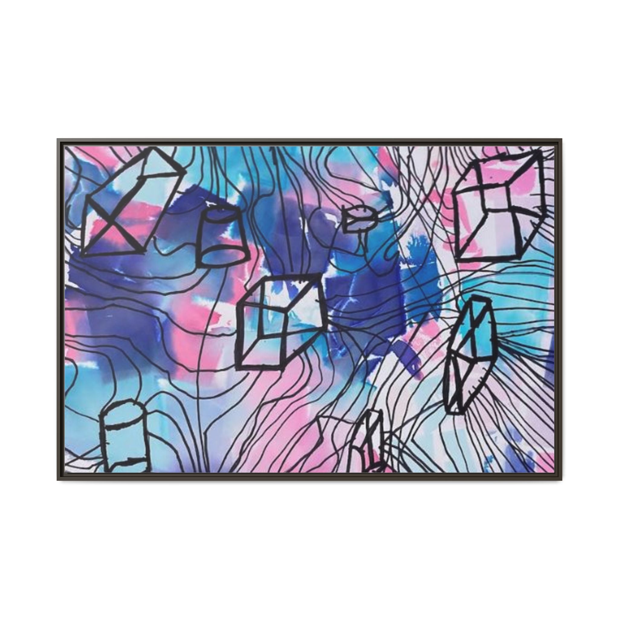 Elements of Art: Form Framed Canvas by Jackson G. Smith