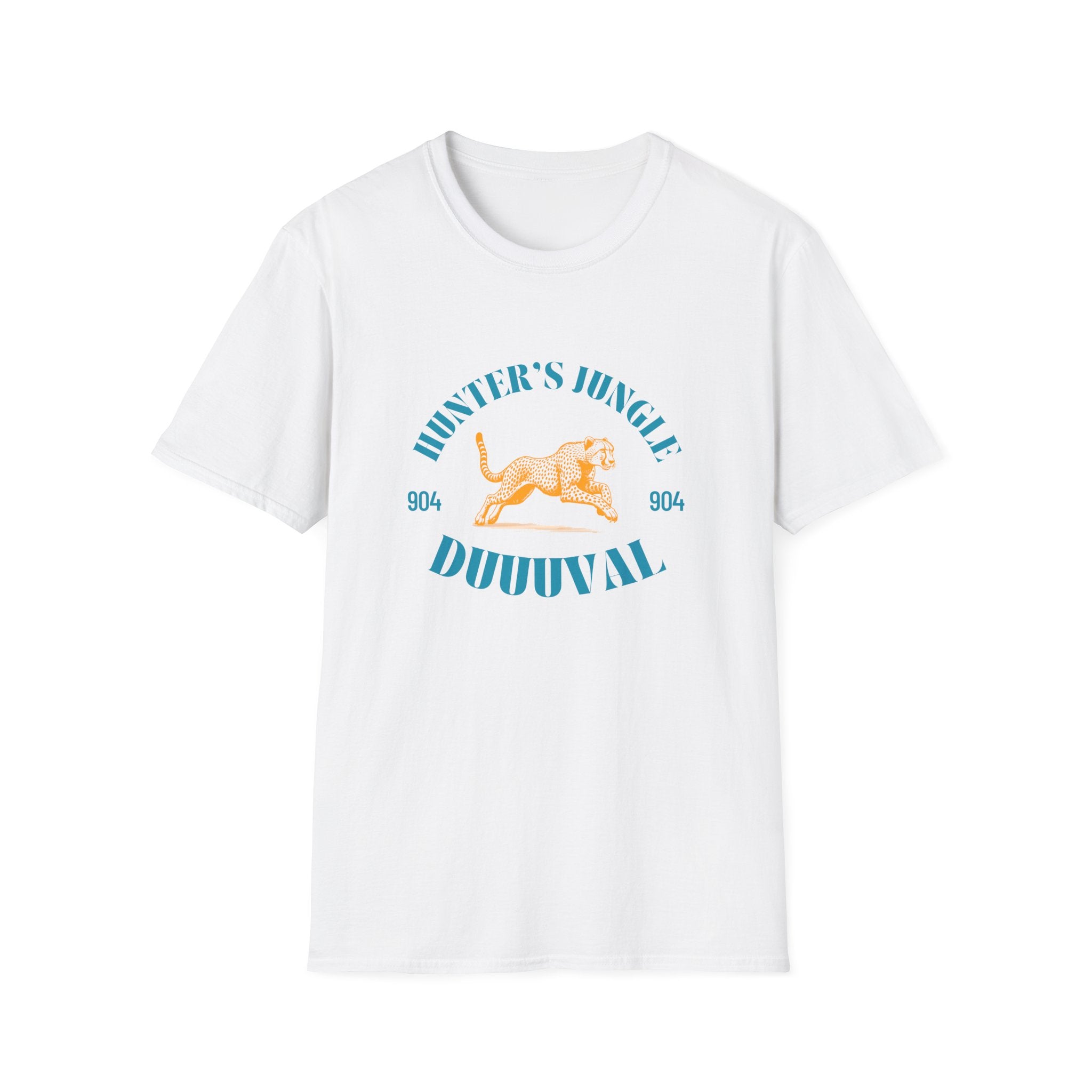 Hunter's Jungle  Soft T-Shirt - Duuuval Graphic Tee Vintage Travis Hunter T Shirt Jaguars Fans