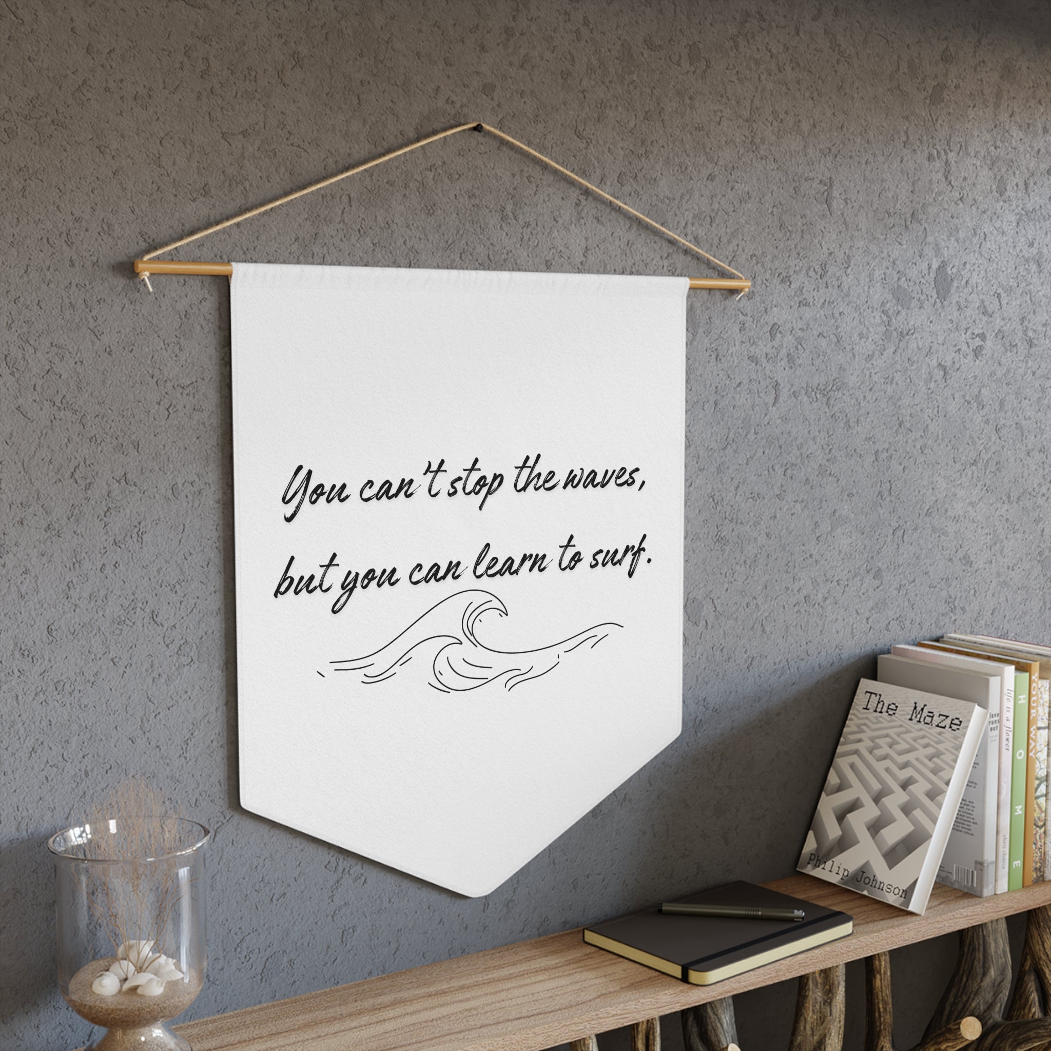 Learn to Surf Inspirational Pennant