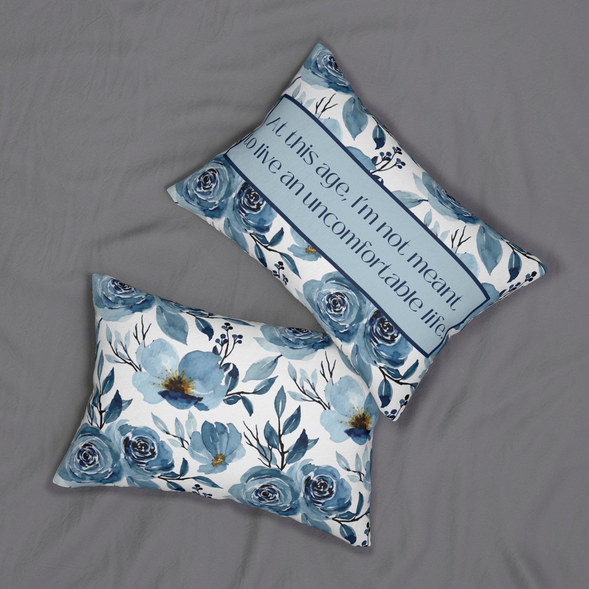 I'm Not Meant to Live an Uncomfortable Life Pillow White Lotus Inspired
