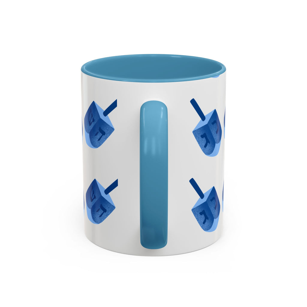 Dreidels Hanukkah Mug 11 oz