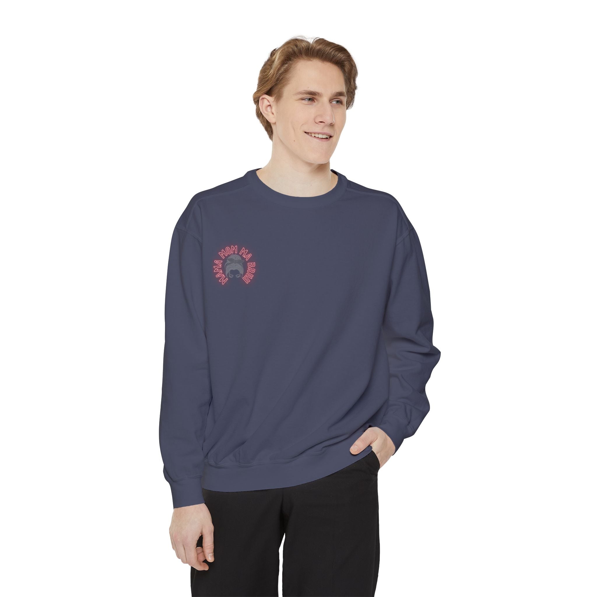 Mom Bruh Garment-Dyed Sweatshirt